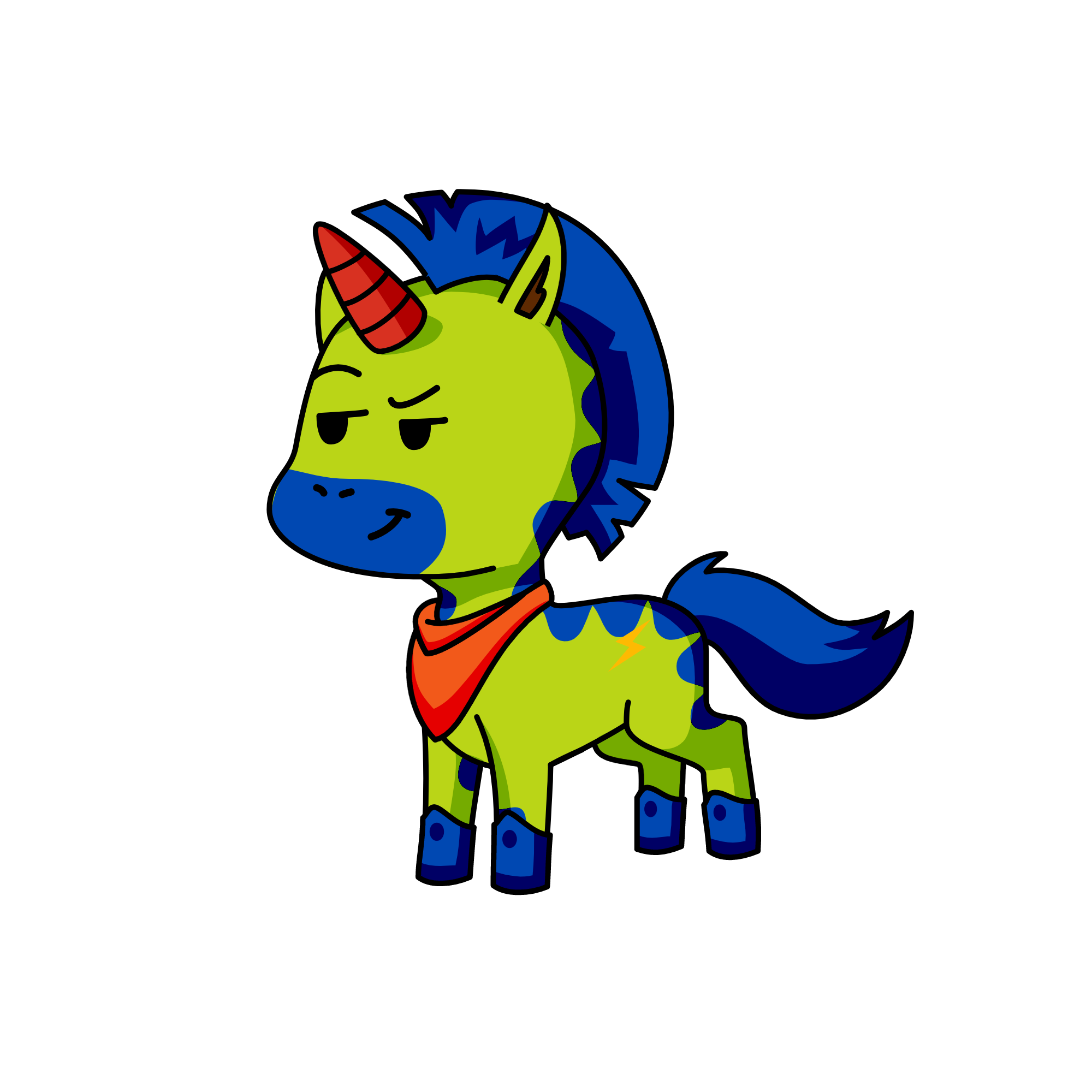 cool, the unicorn