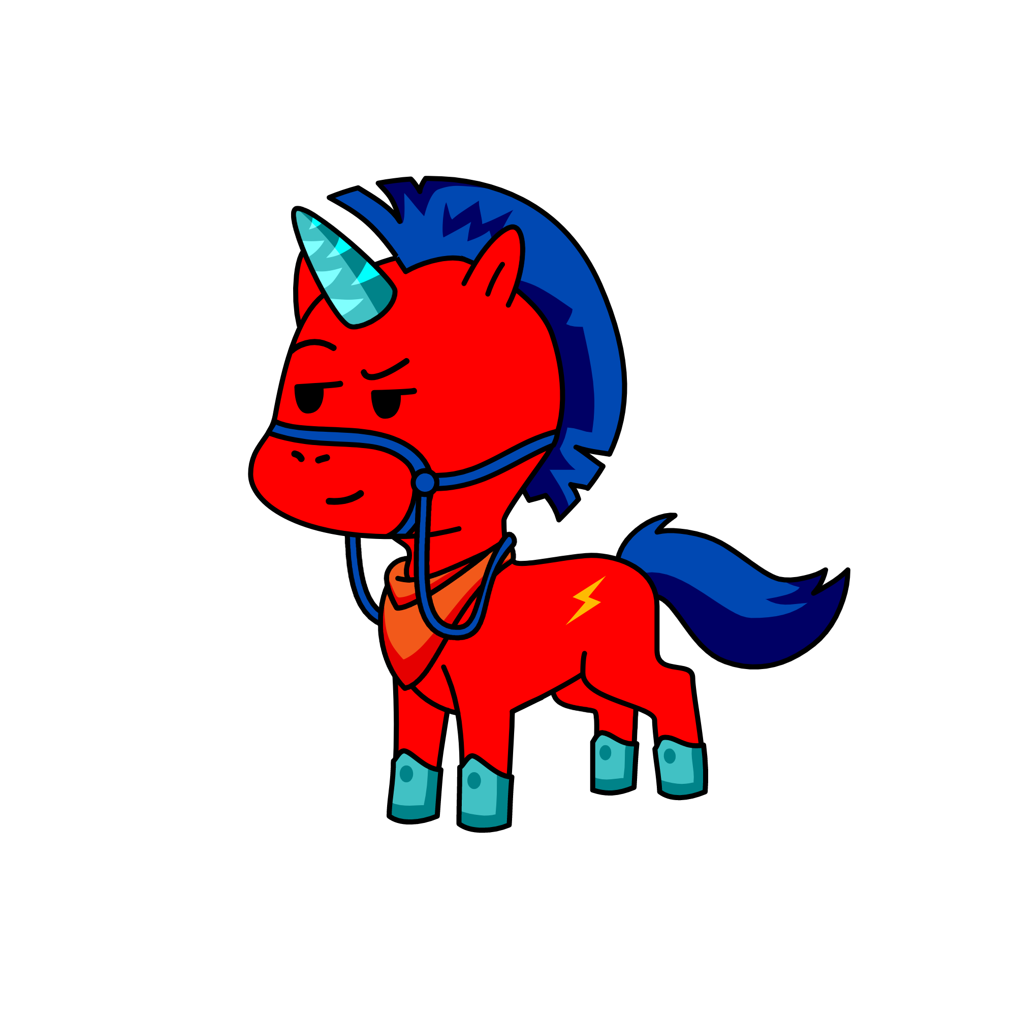 cool, the unicorn