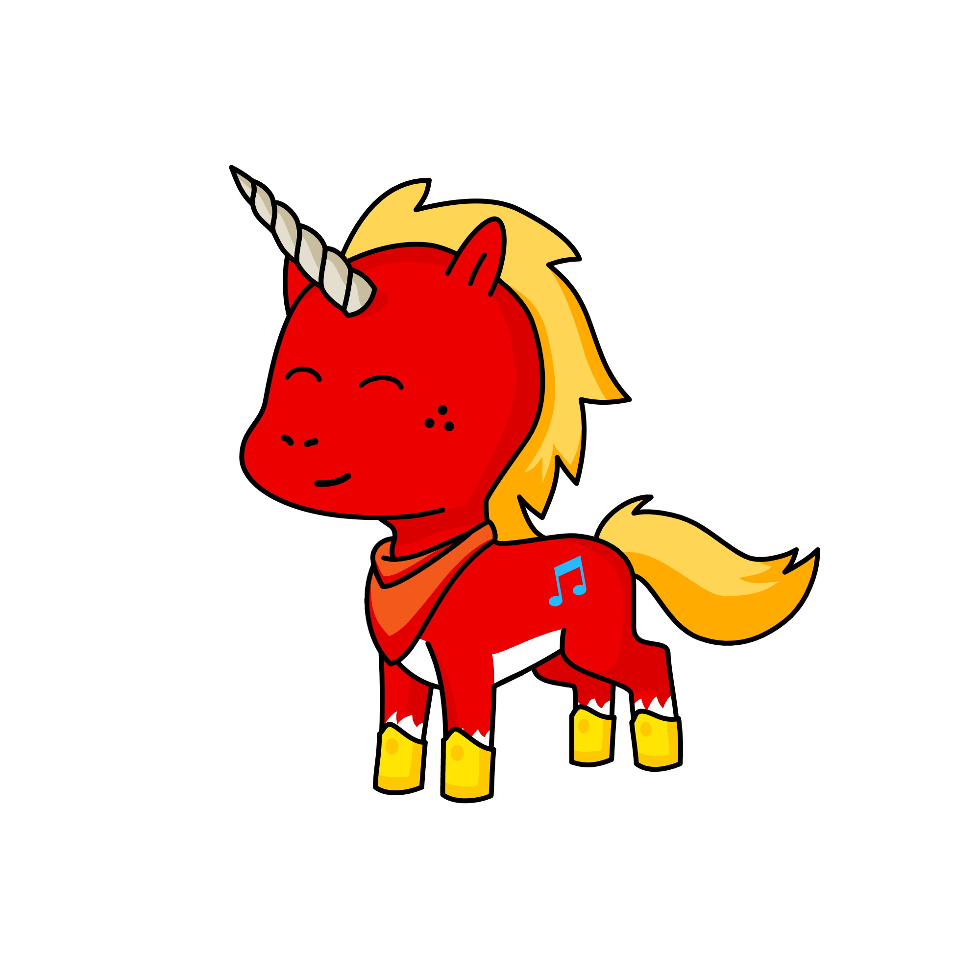 cool, the unicorn