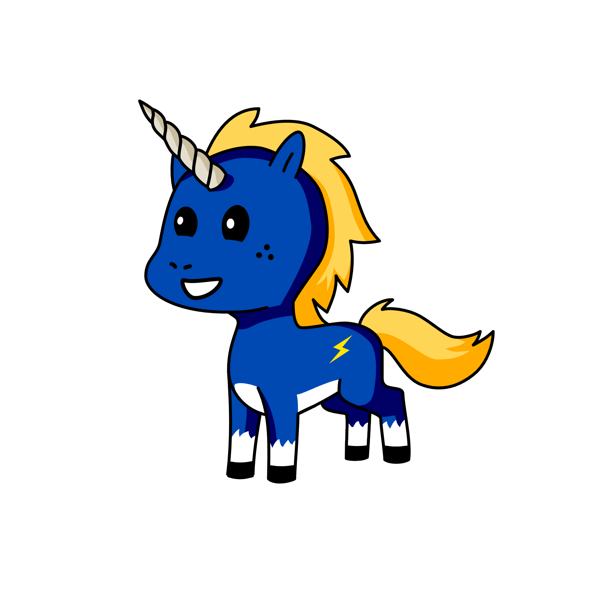 cool, the unicorn