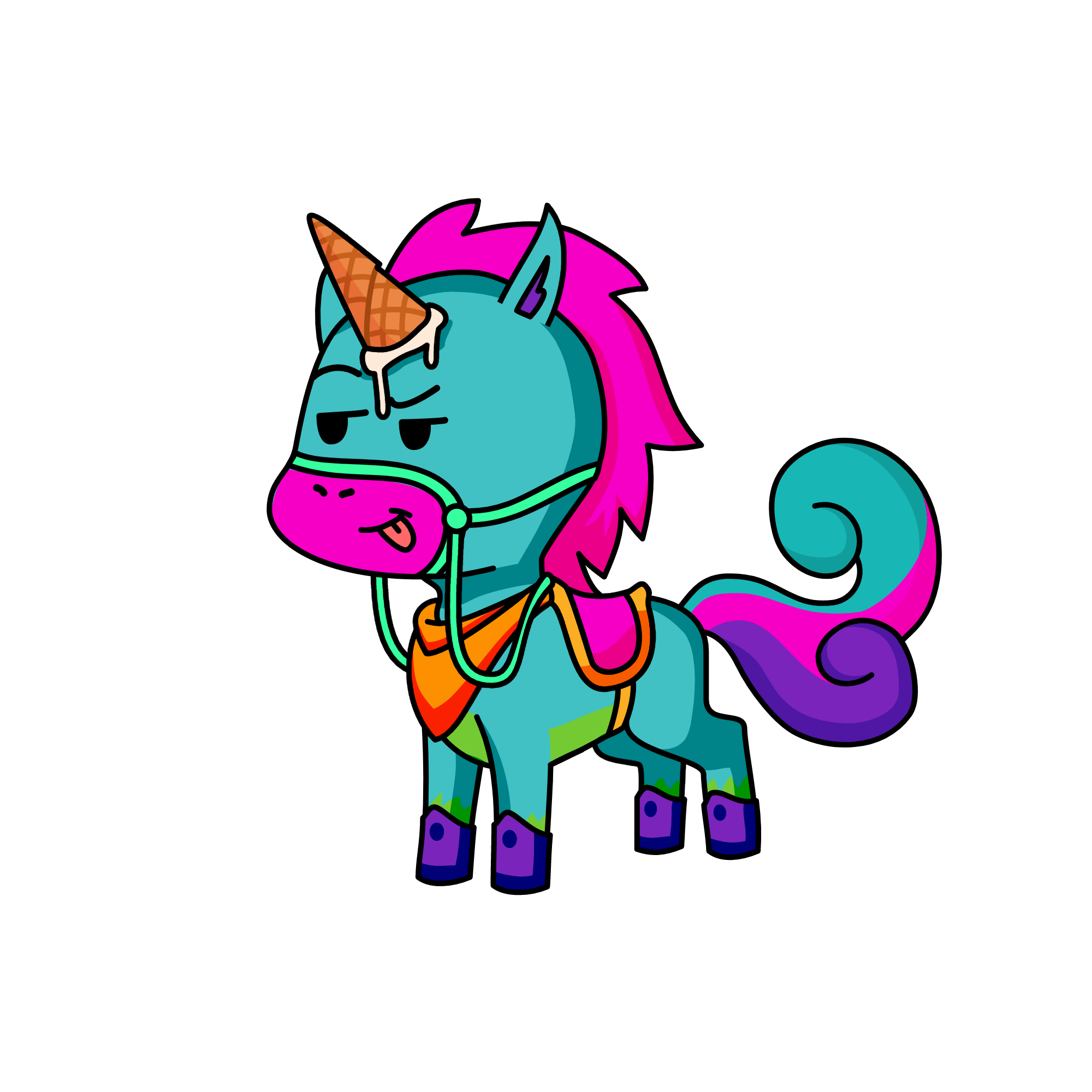 Strawberry Ice Cream, the unicorn