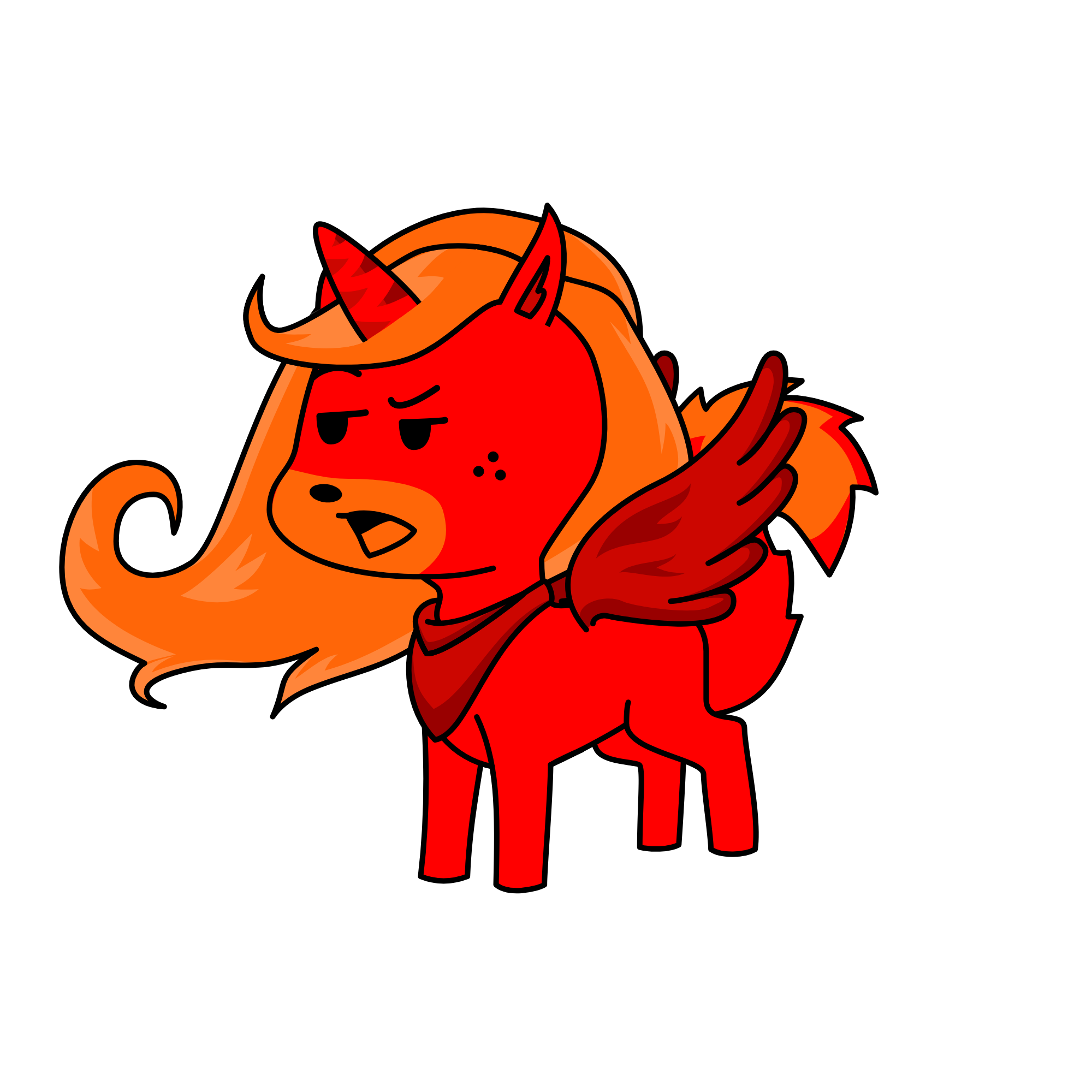 Страдание, the unicorn