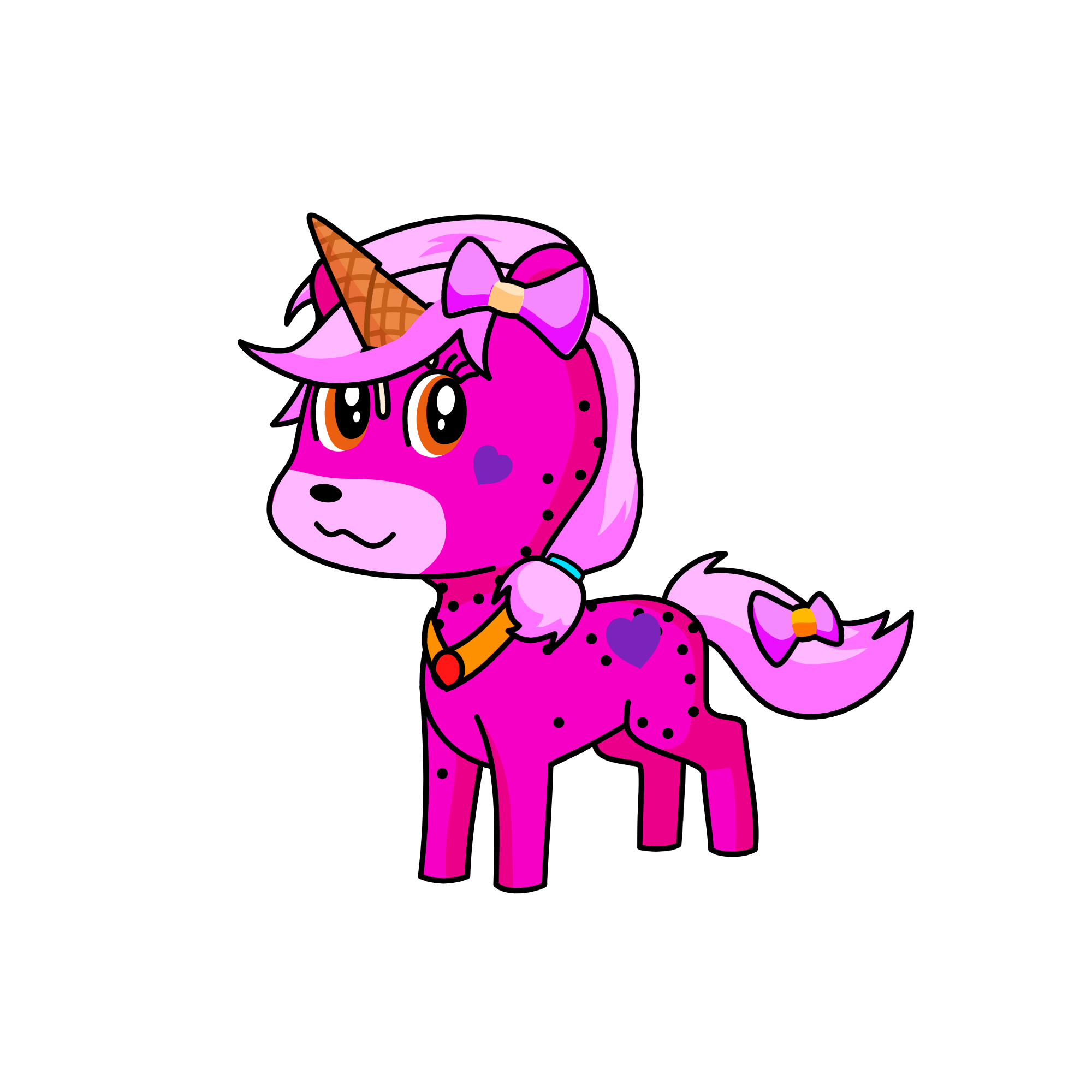 Kawaii-corn, the unicorn
