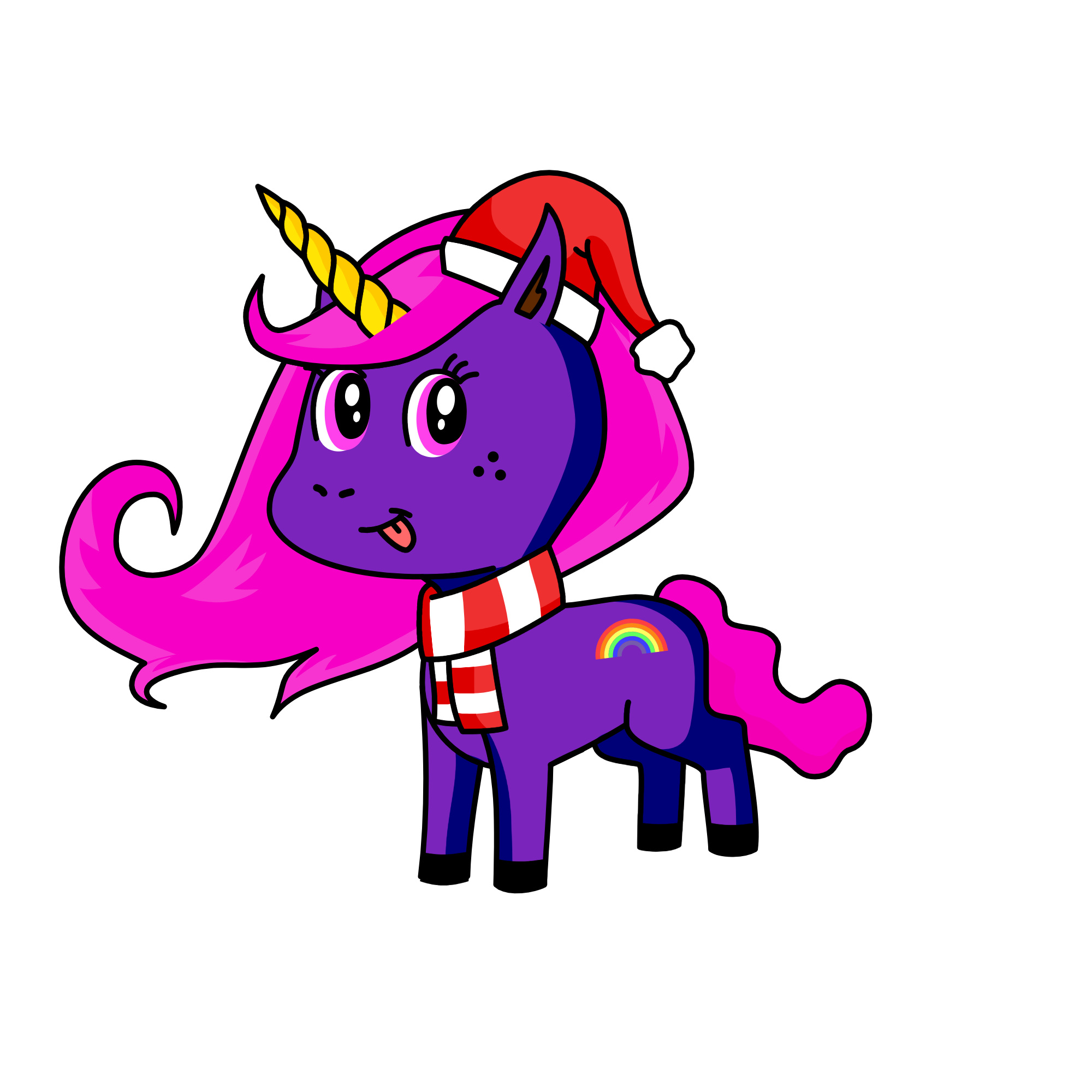 Glitter, the unicorn