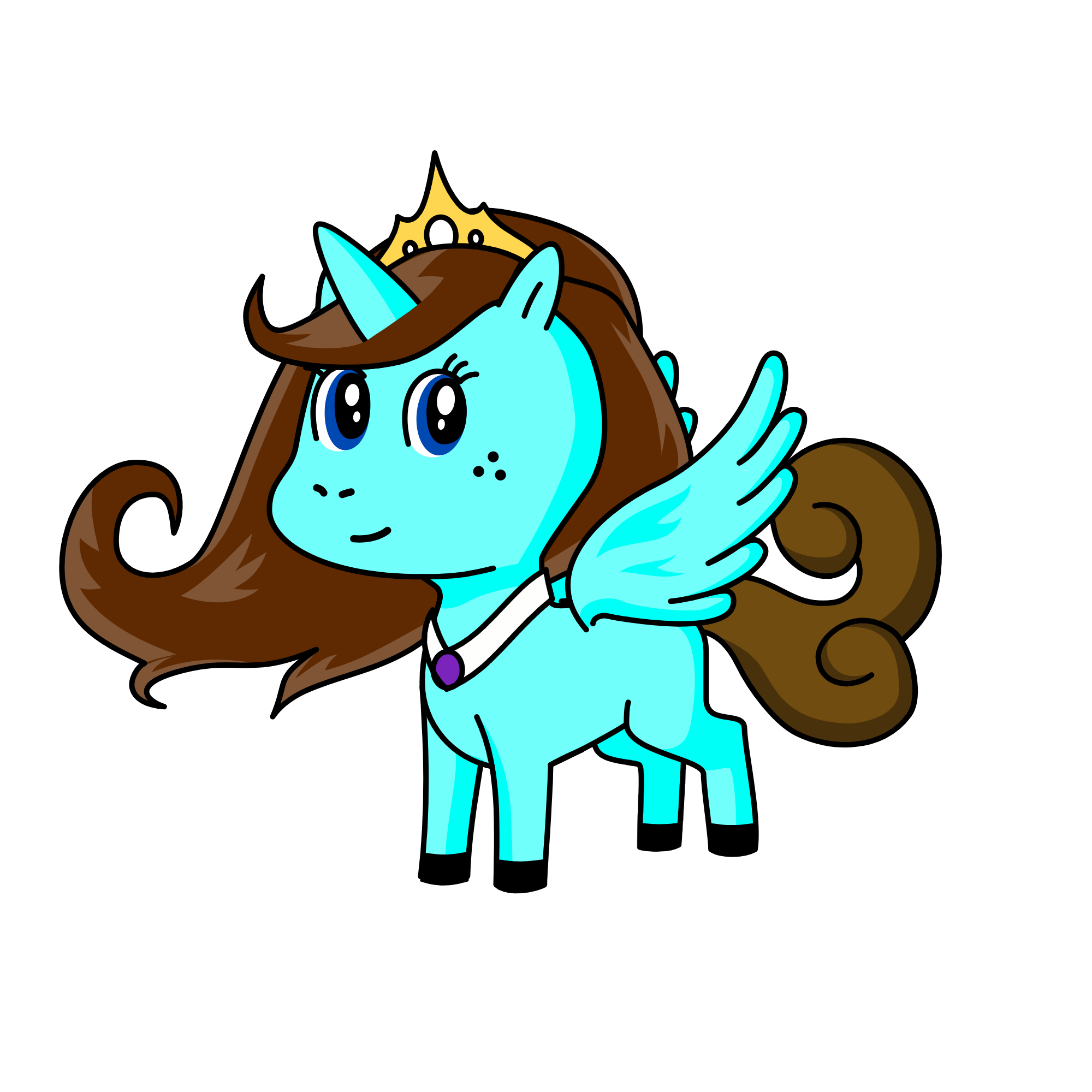 Shine, the unicorn