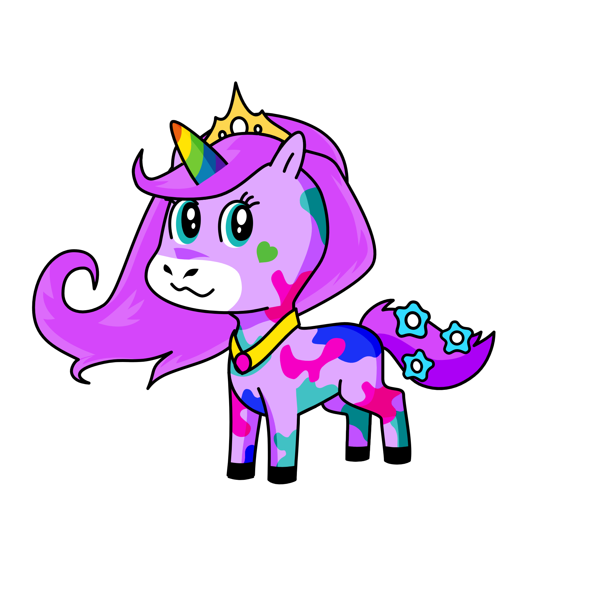 the princess of night , the unicorn