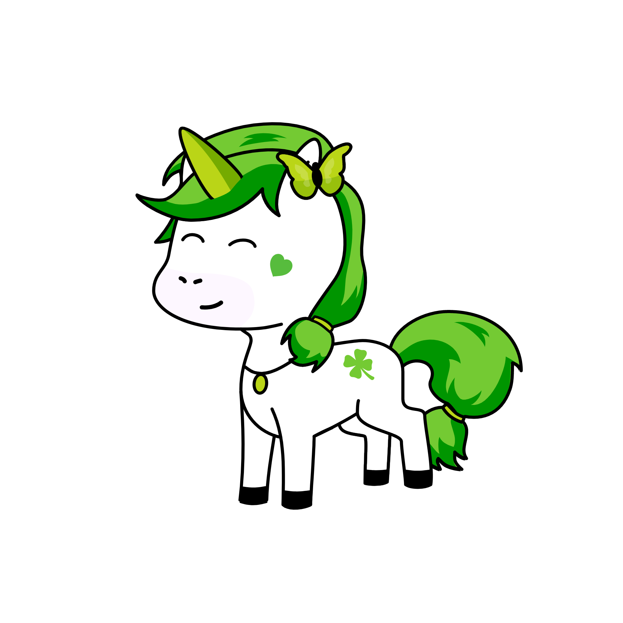 greeny, the unicorn
