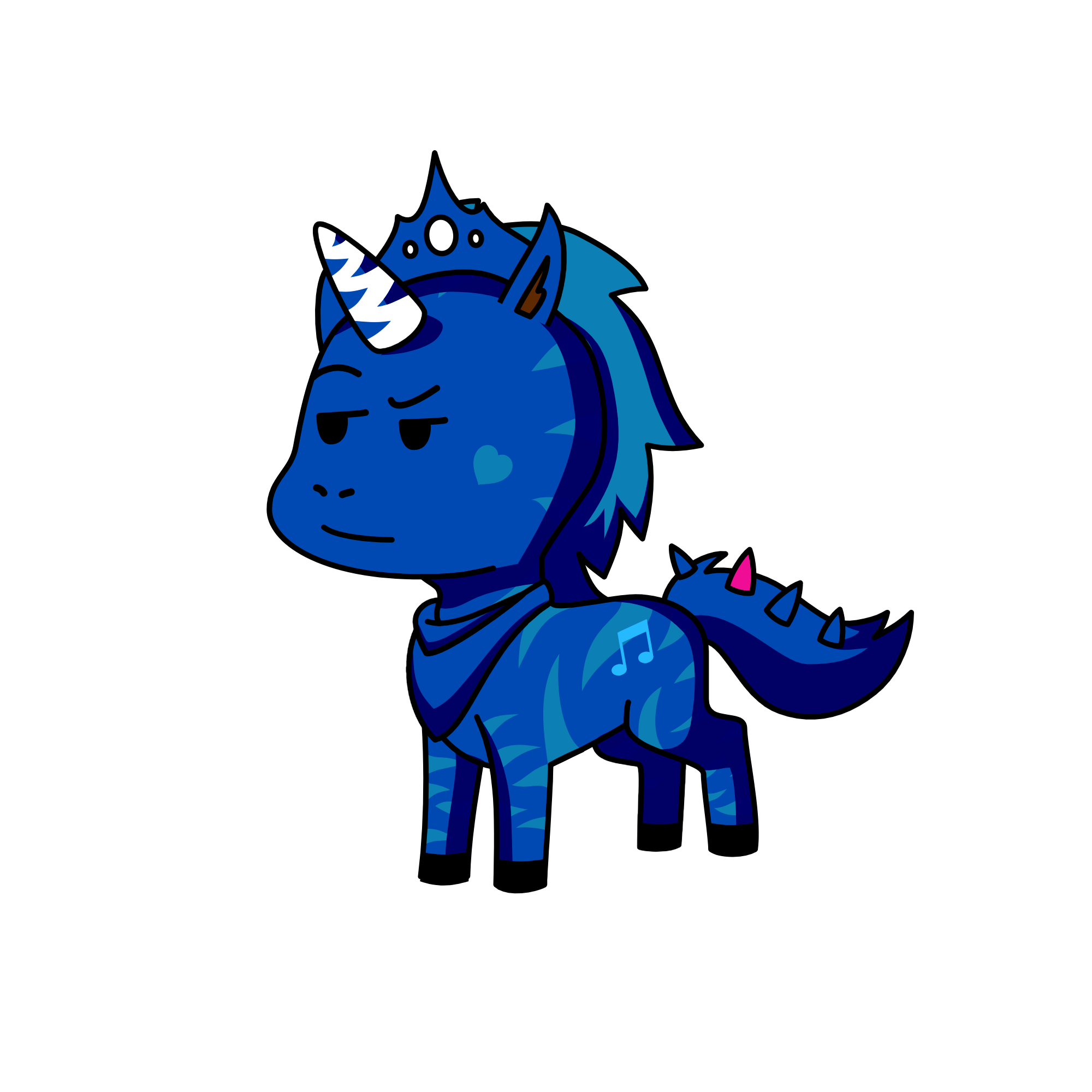 cool guy, the unicorn
