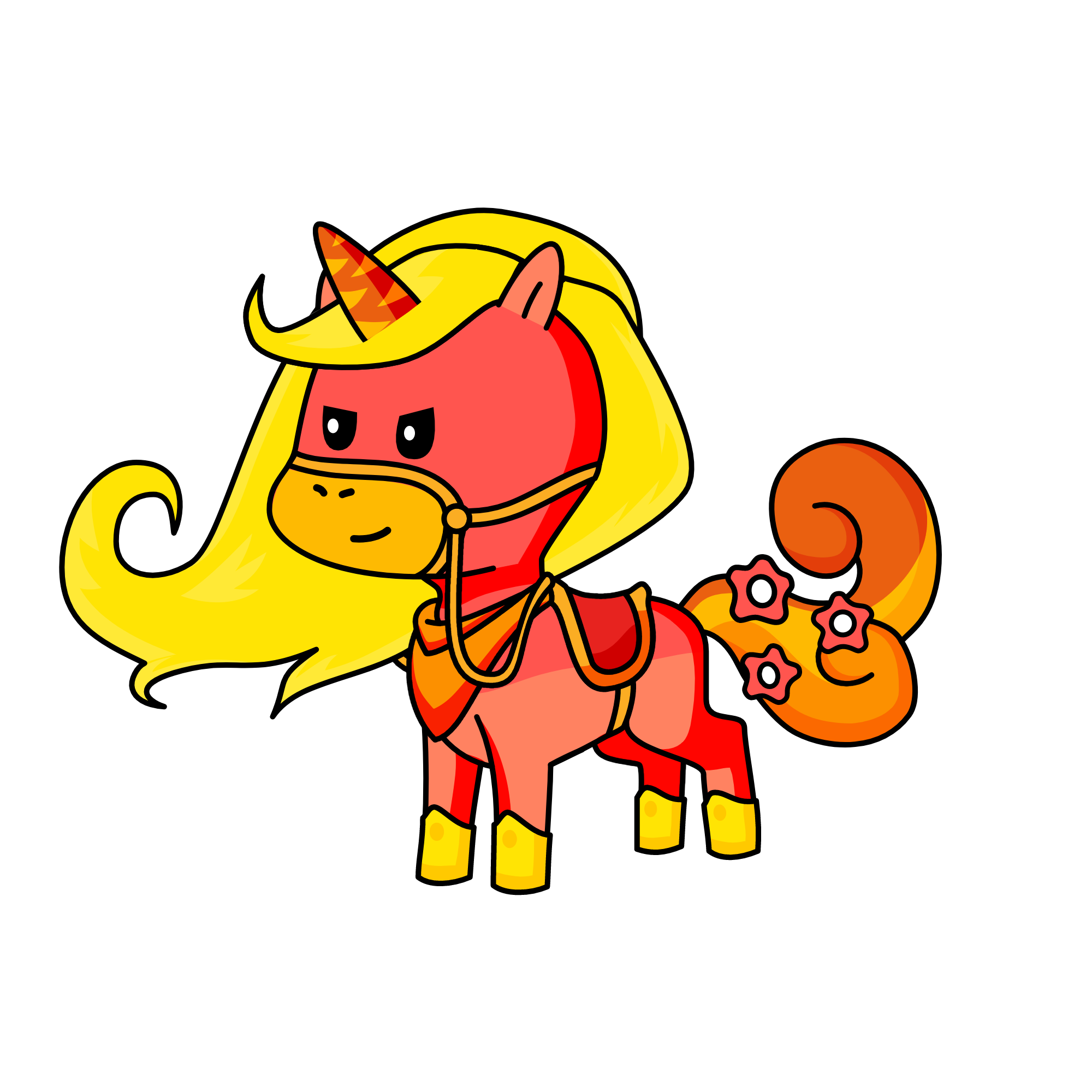 Agni means fire, the unicorn