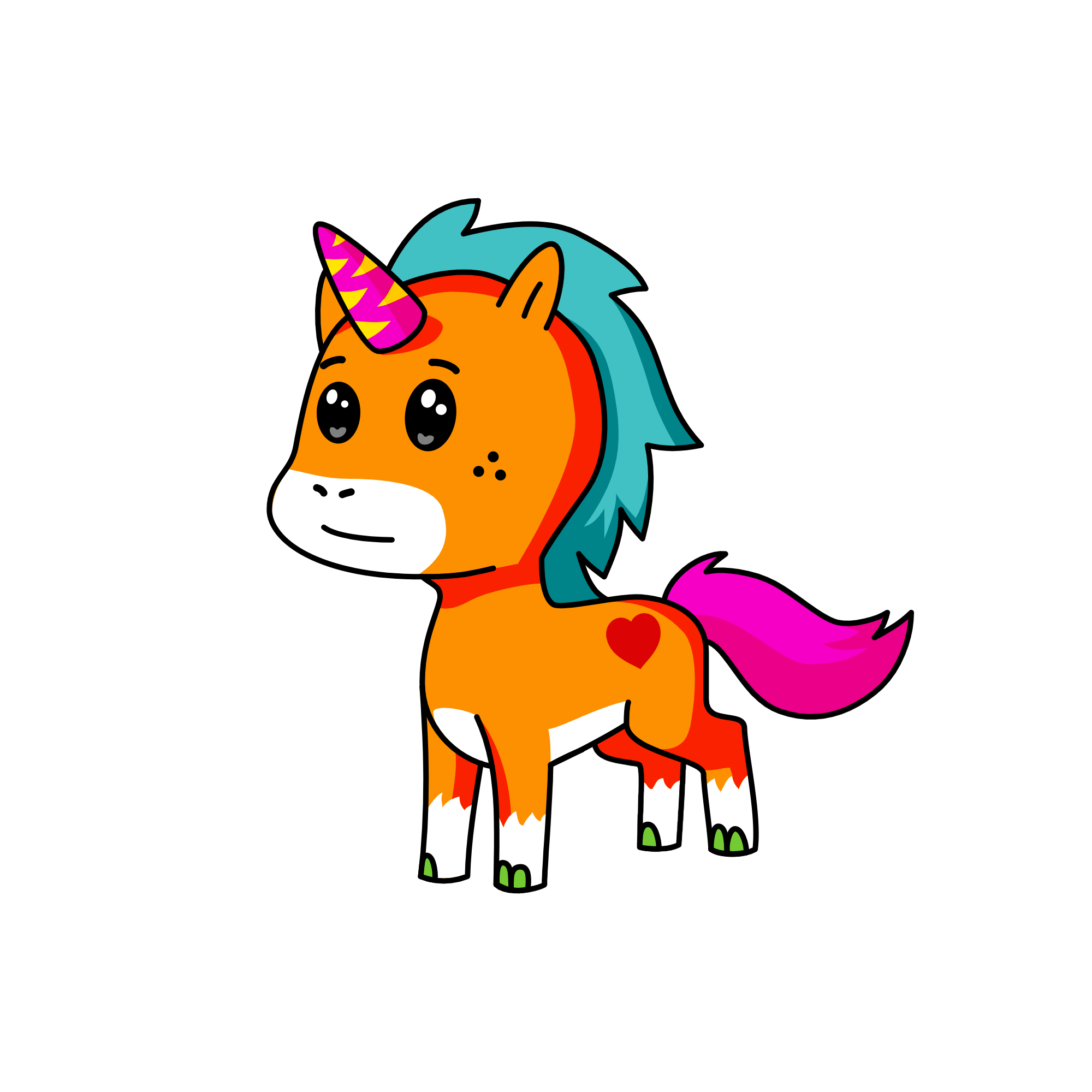 cotton the cloud jumper, the unicorn