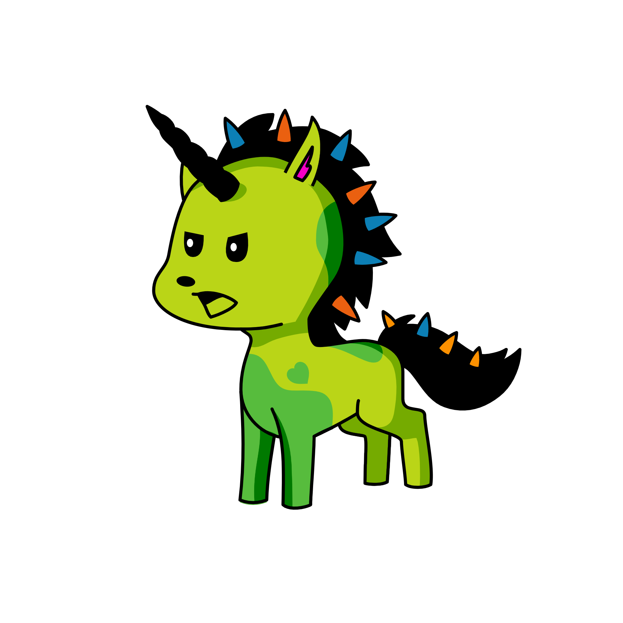 Help I'm Sick, the unicorn