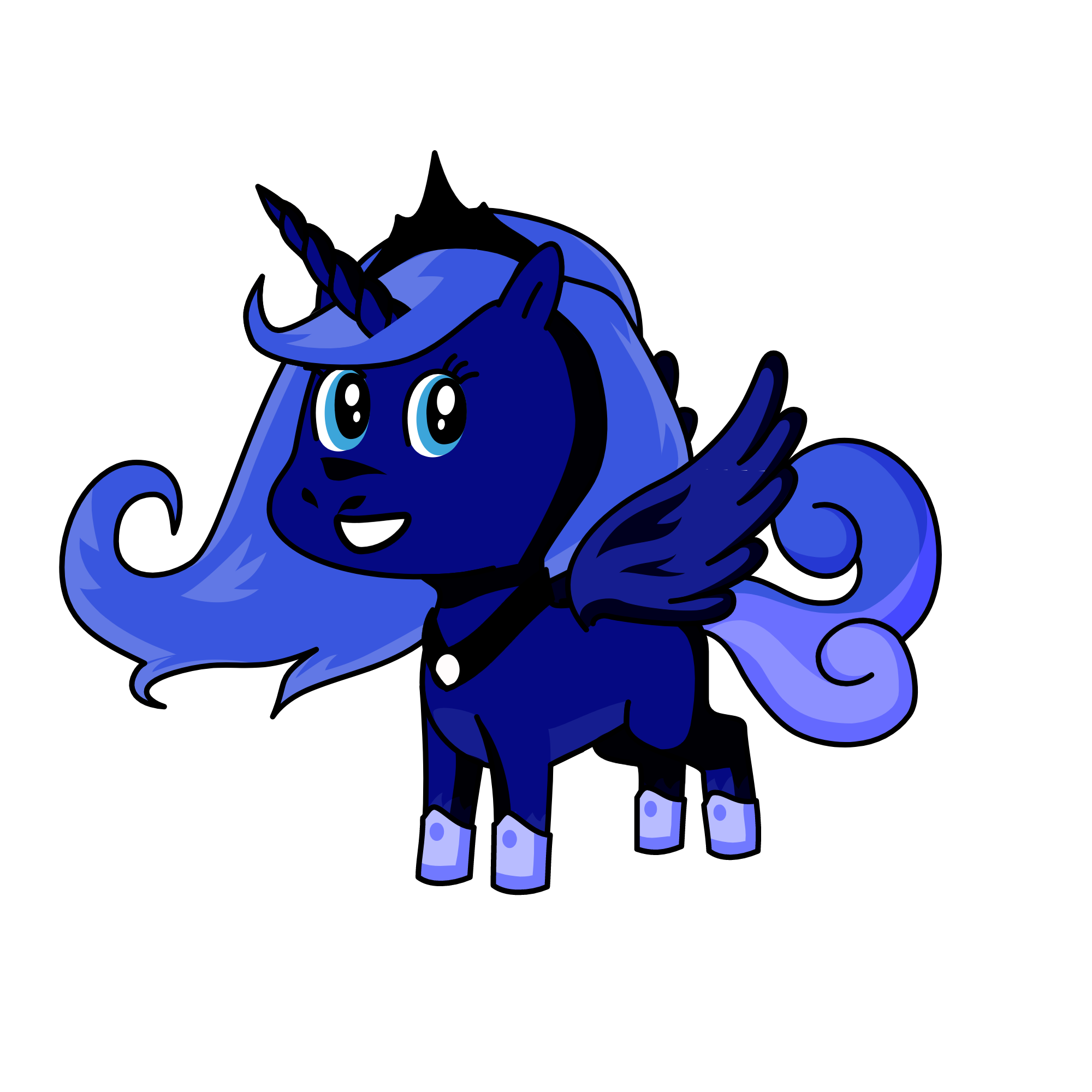 Luna , the unicorn