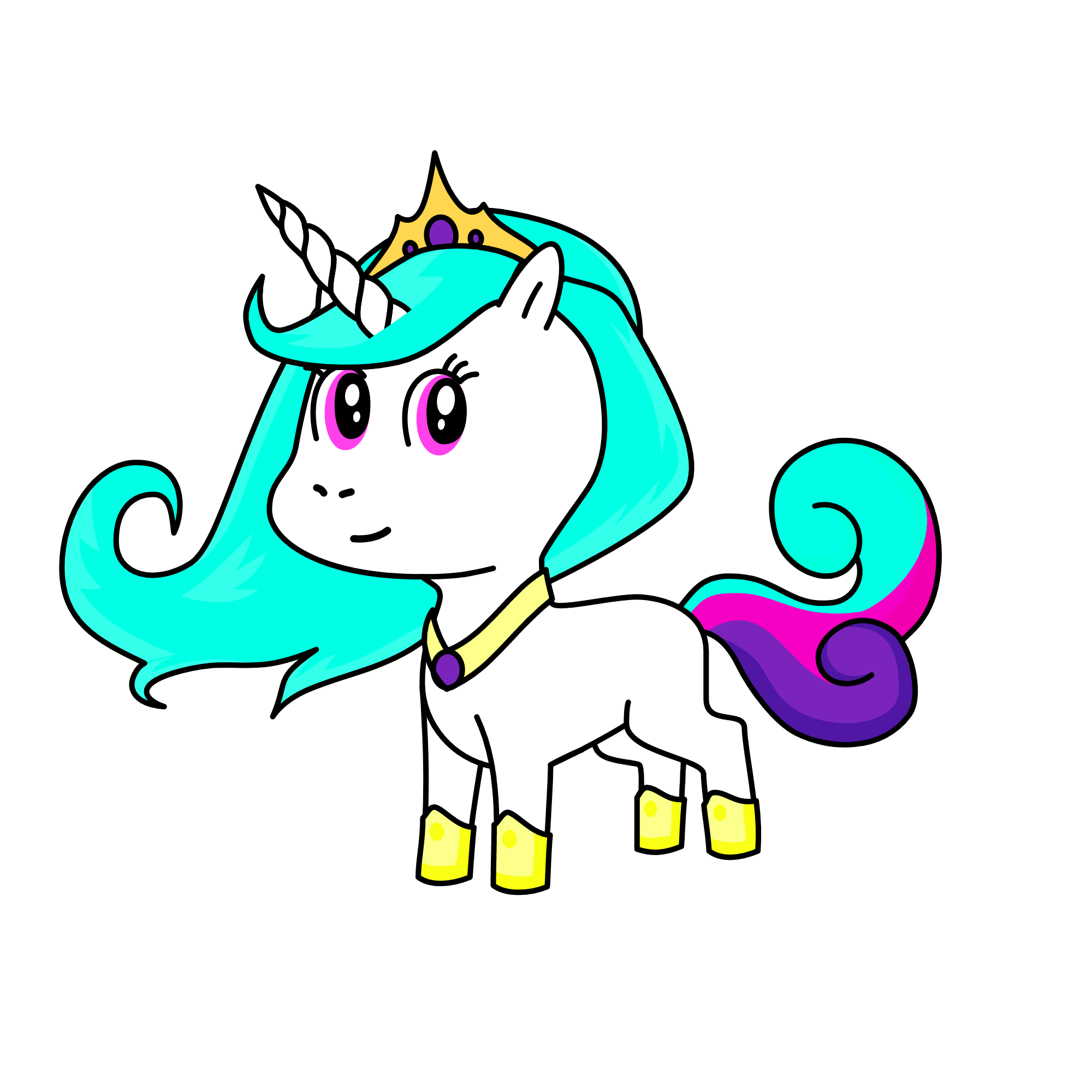 Princess Celestia, the unicorn