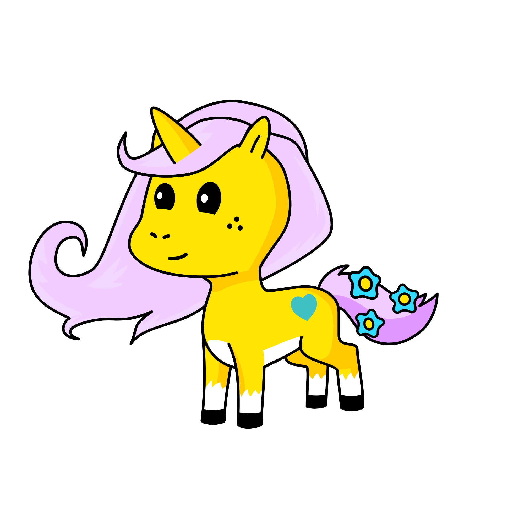 Fluttershy, the unicorn