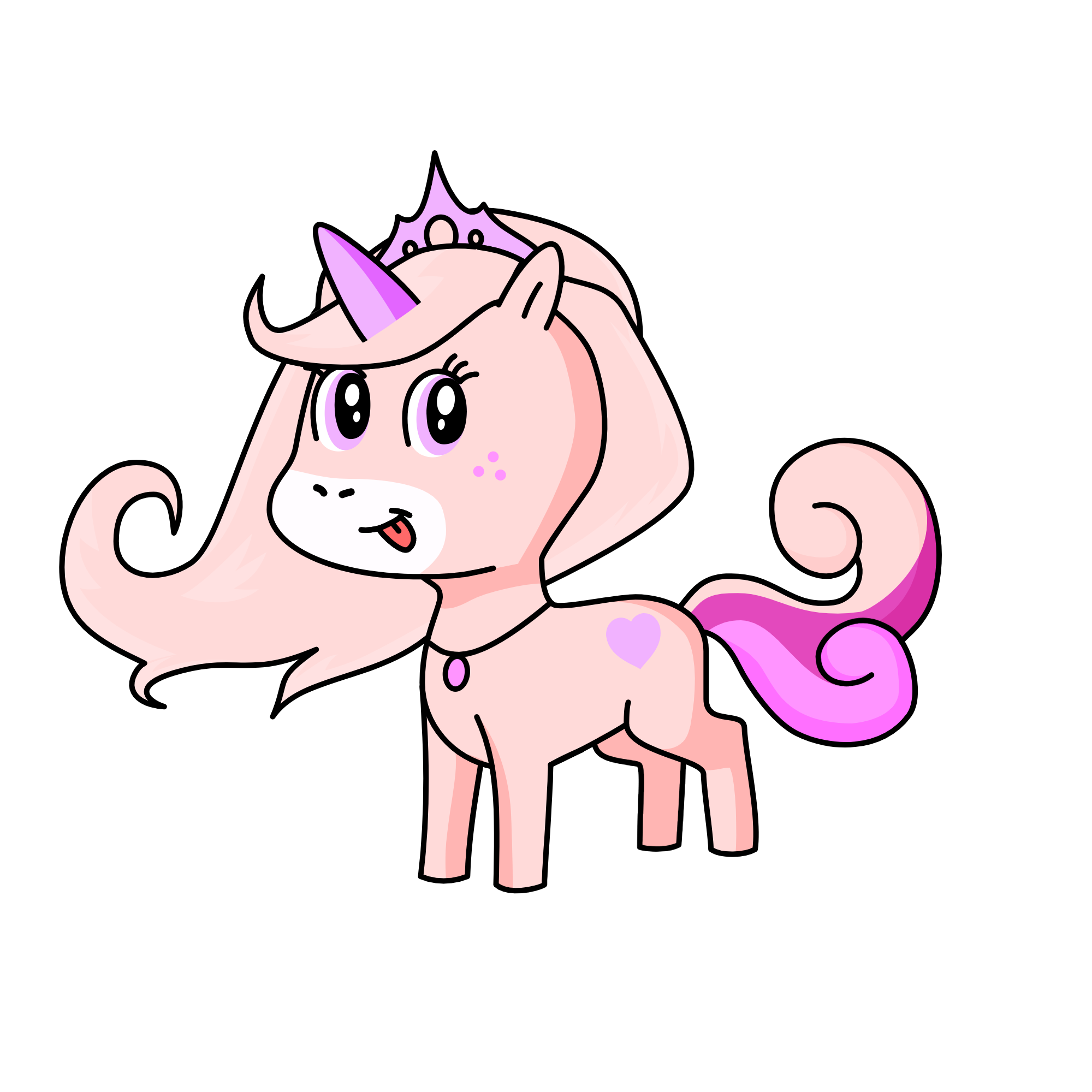 Princess Carla, the unicorn