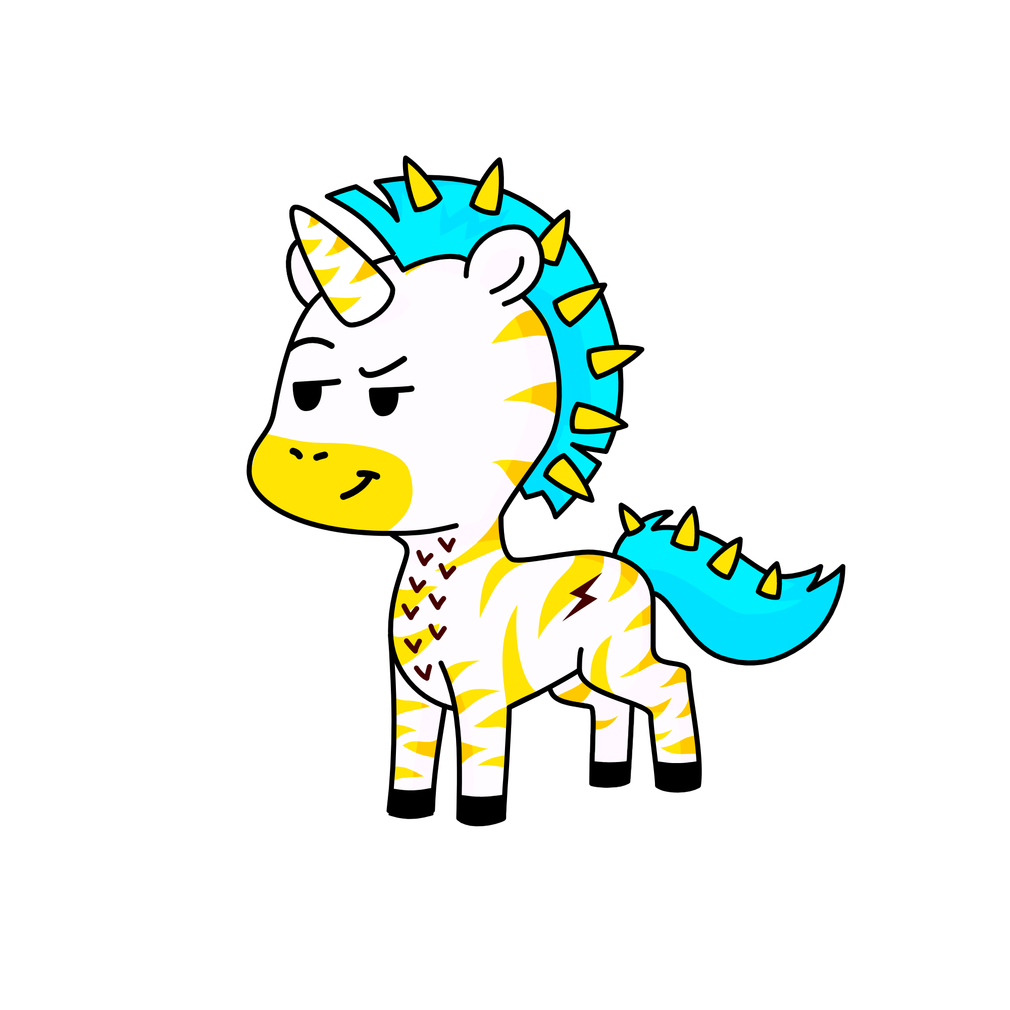 Punk Boi, the unicorn