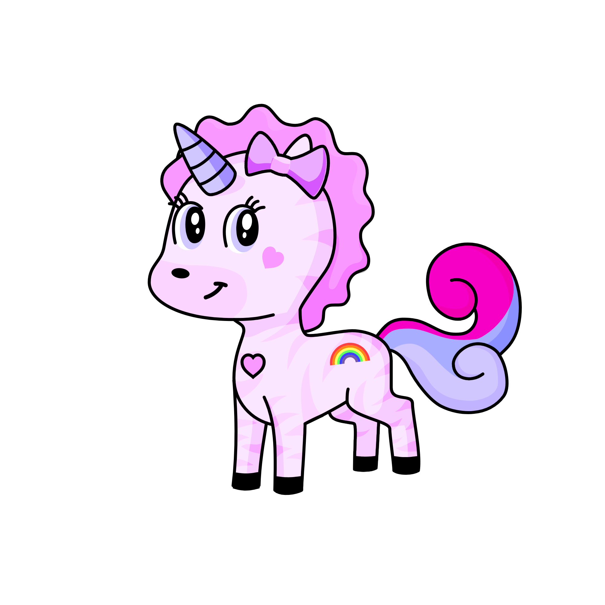 pluffy, the unicorn