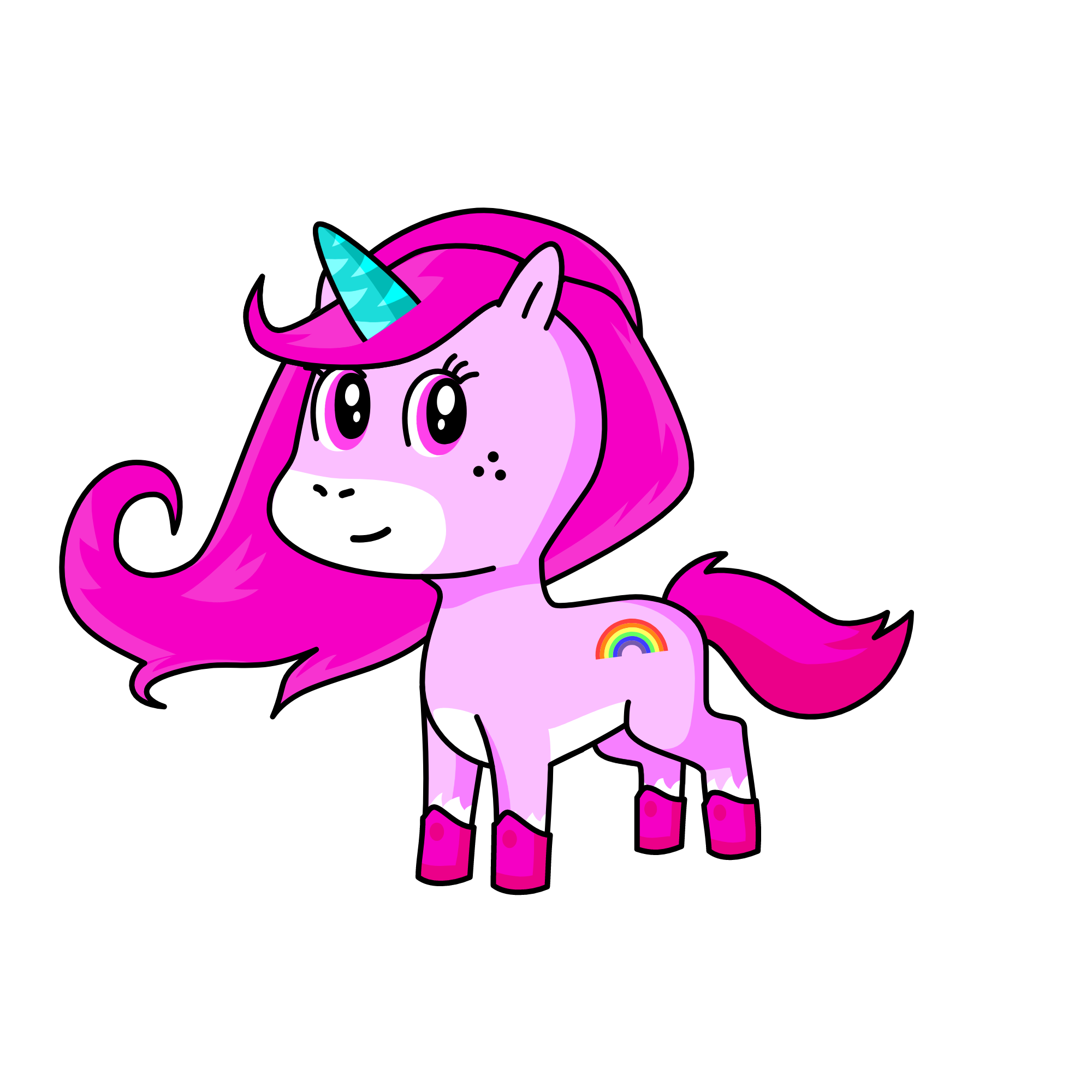 Nevaeh's Unicorn, the unicorn