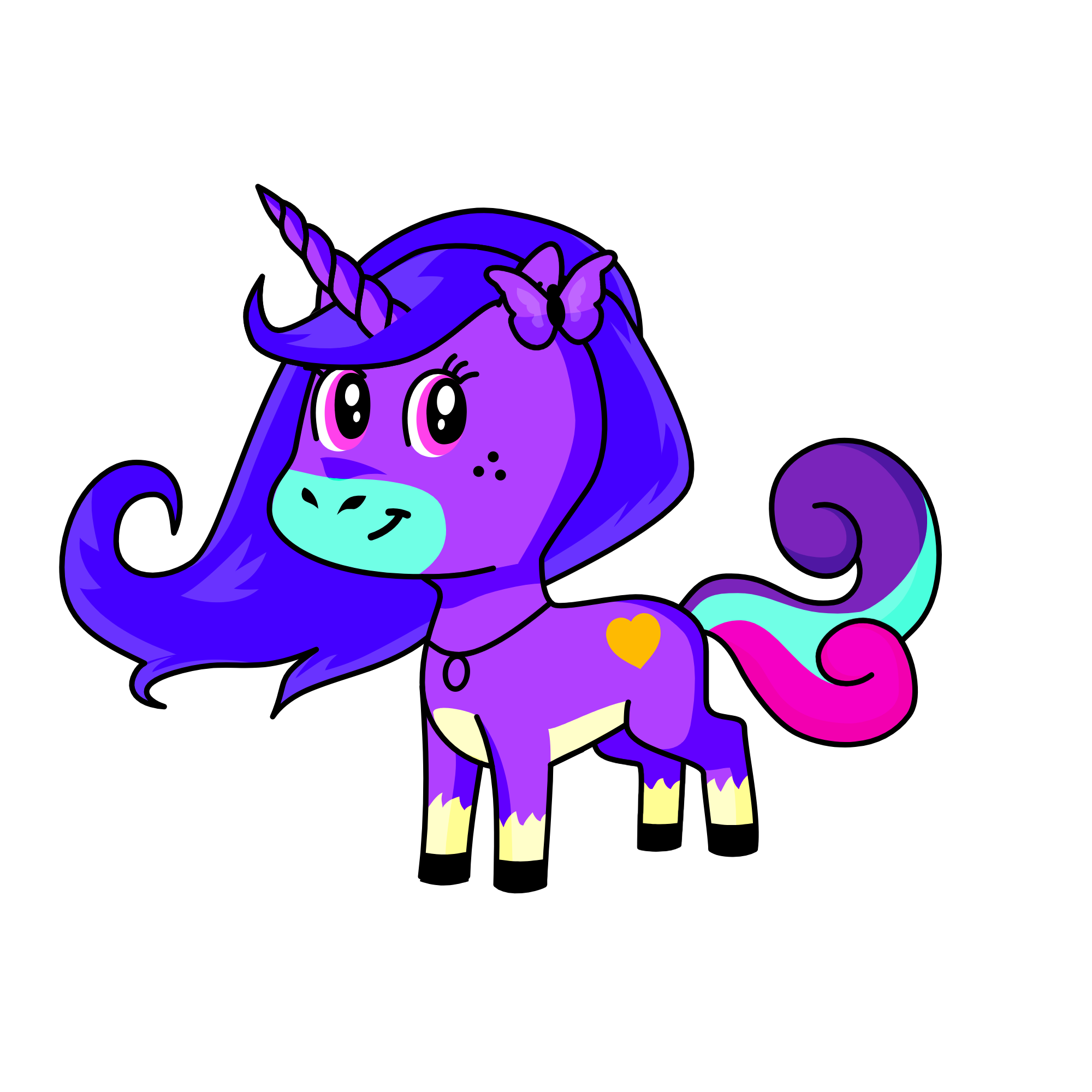 Cutie, the unicorn