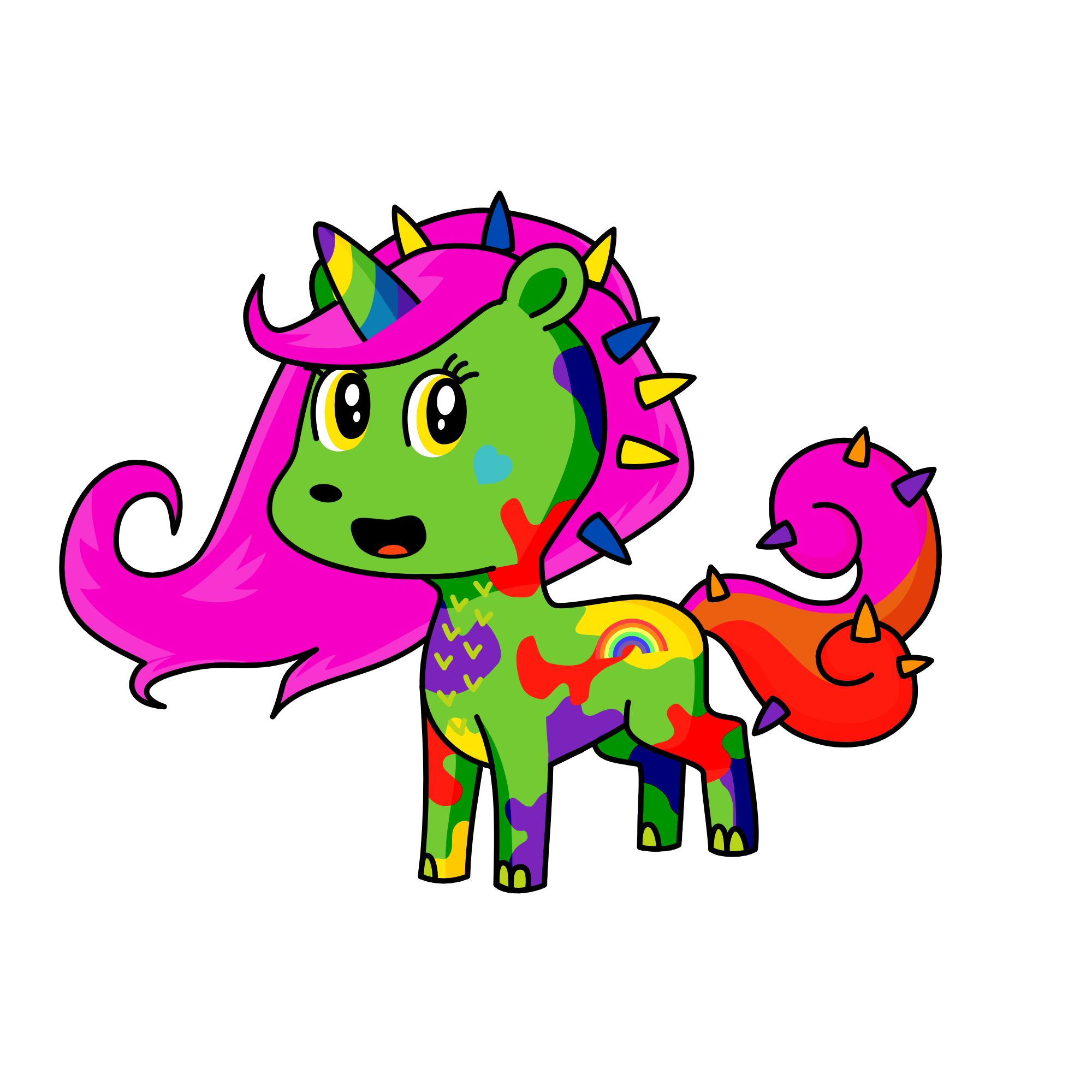 Raindolf, the unicorn
