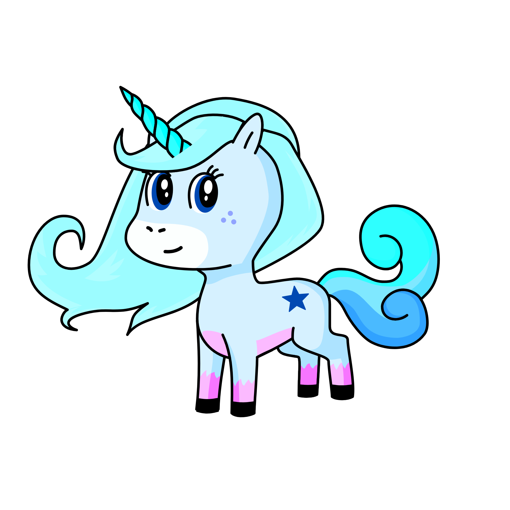 Ice sister, the unicorn