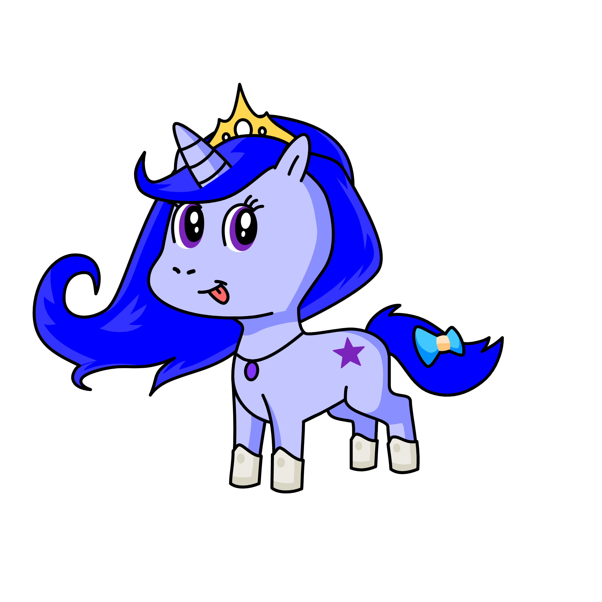 Princess Luna, the unicorn