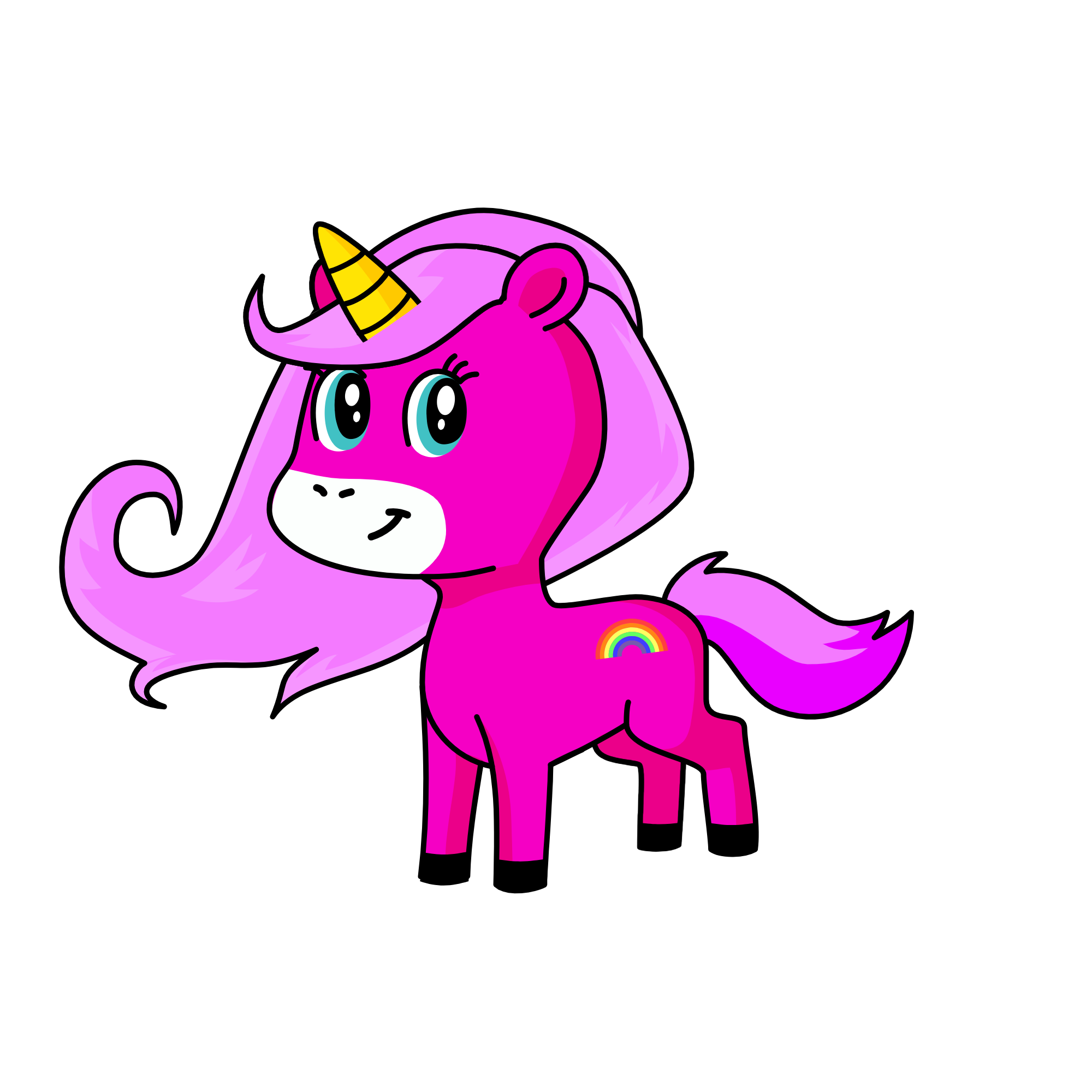 Pinky Pie, the unicorn