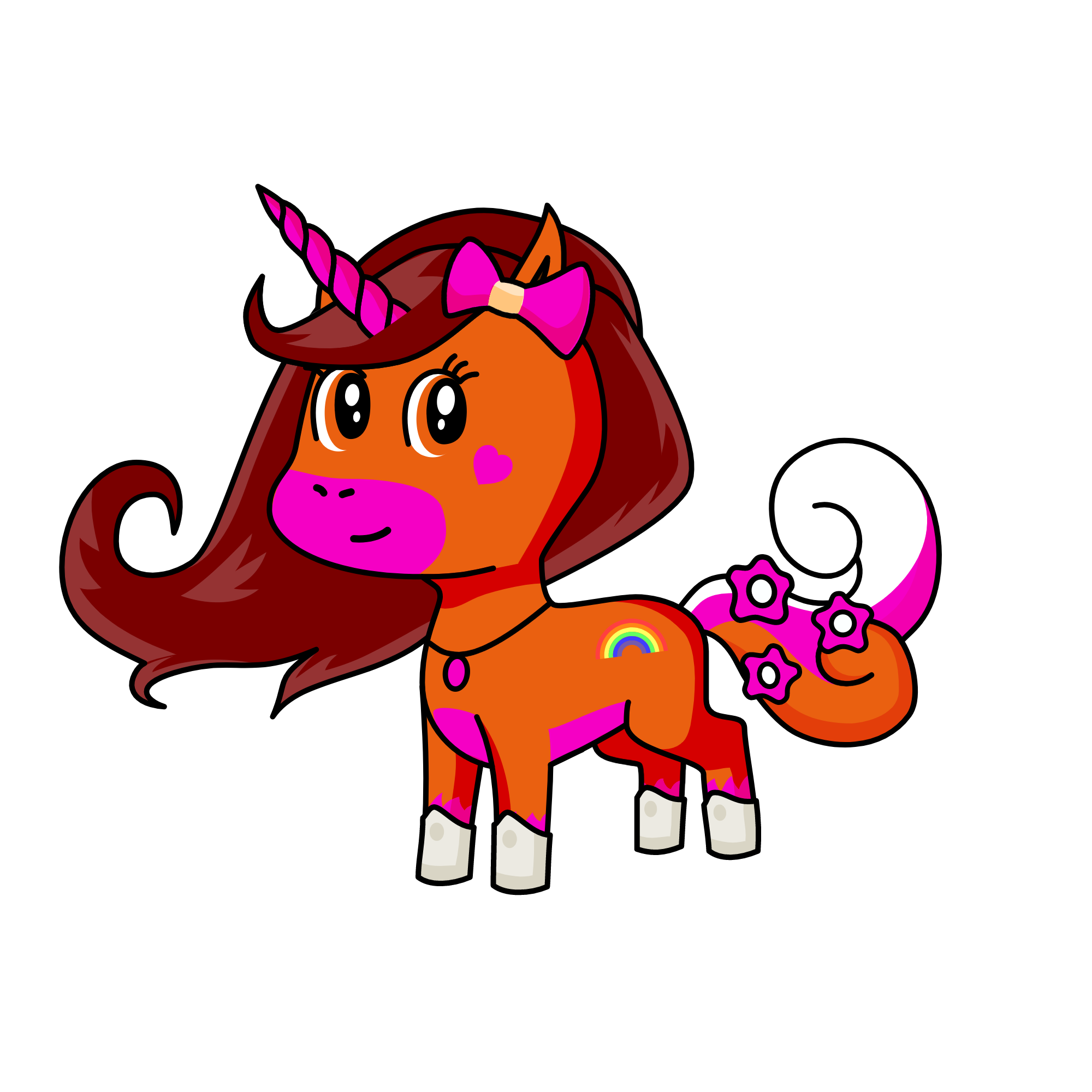 Brownie, the unicorn
