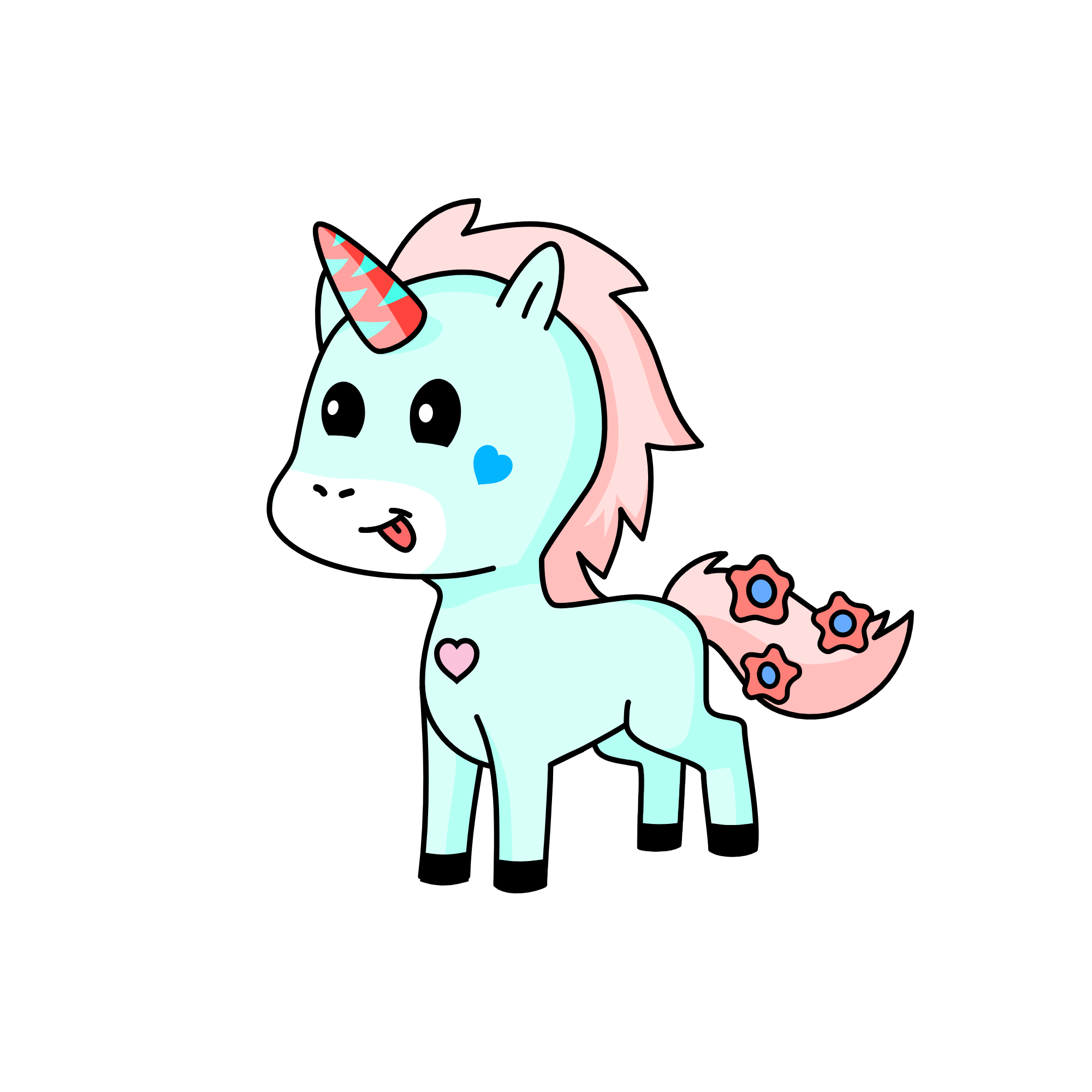 Candy, the unicorn