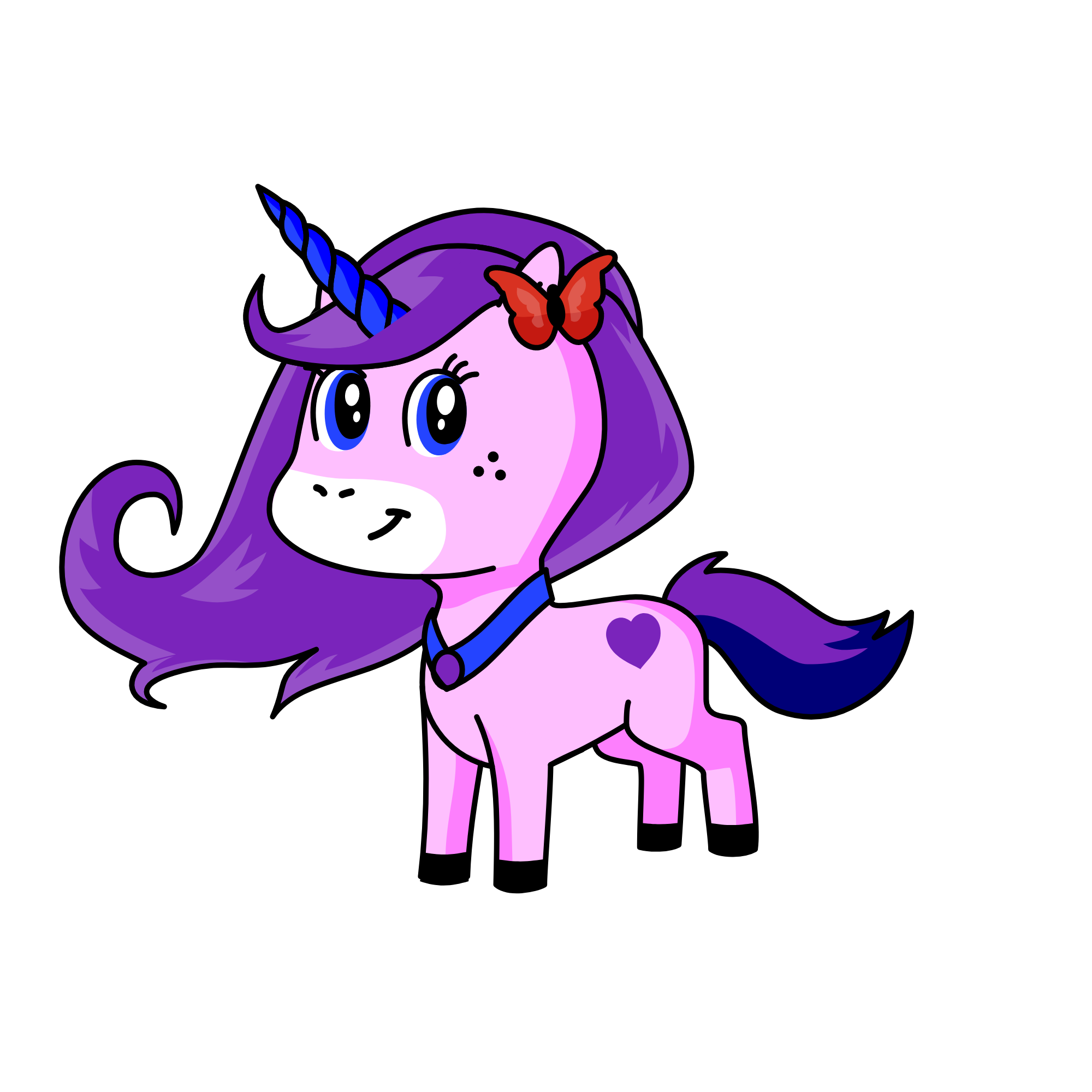 Moonlight, the unicorn