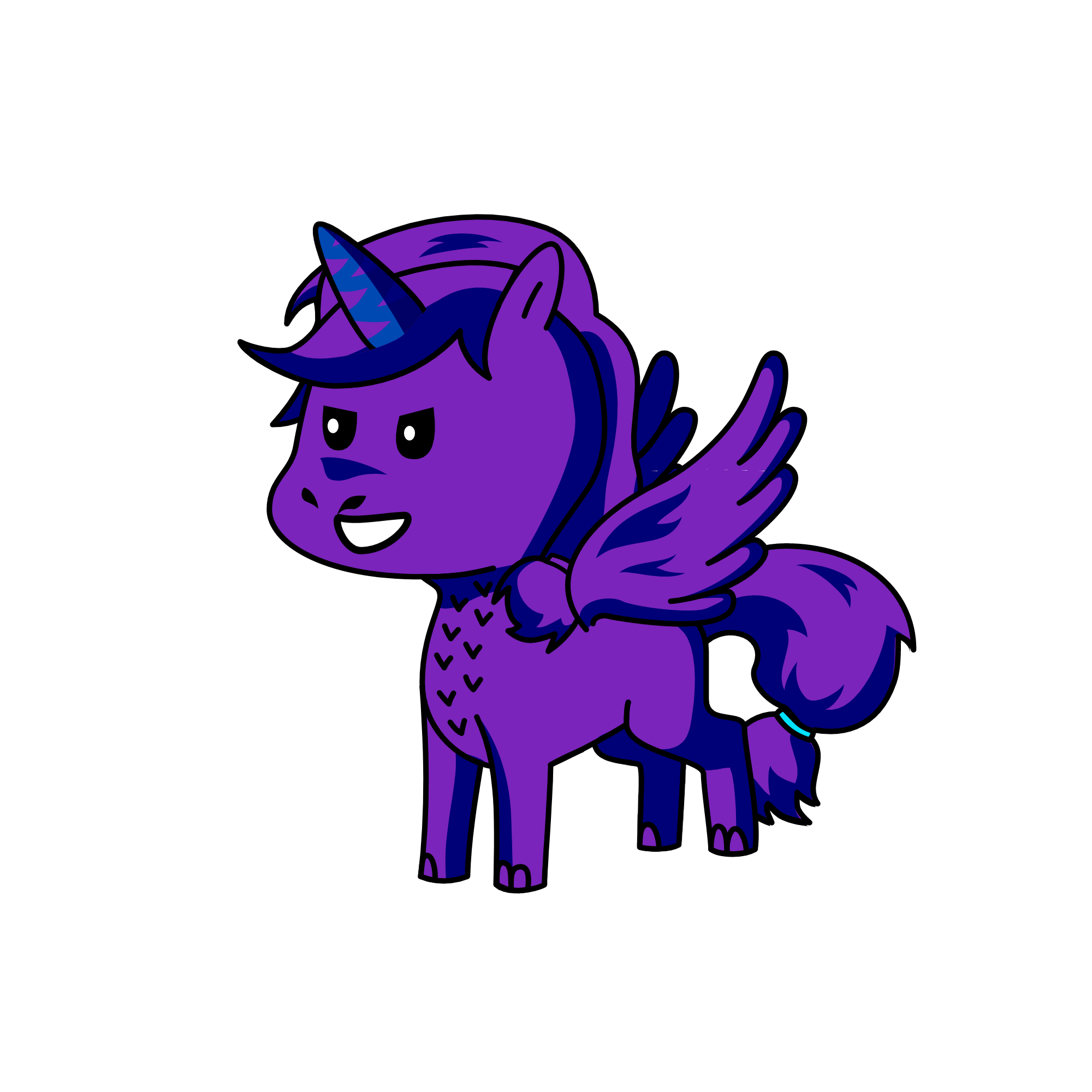 Raven, the unicorn
