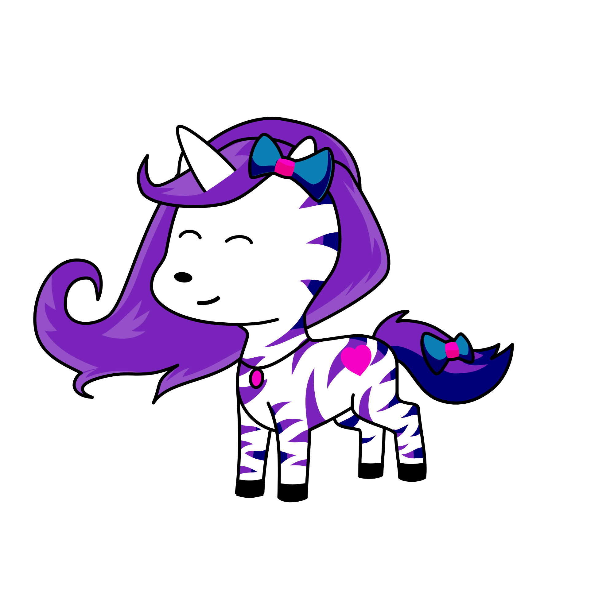Zebby, the unicorn