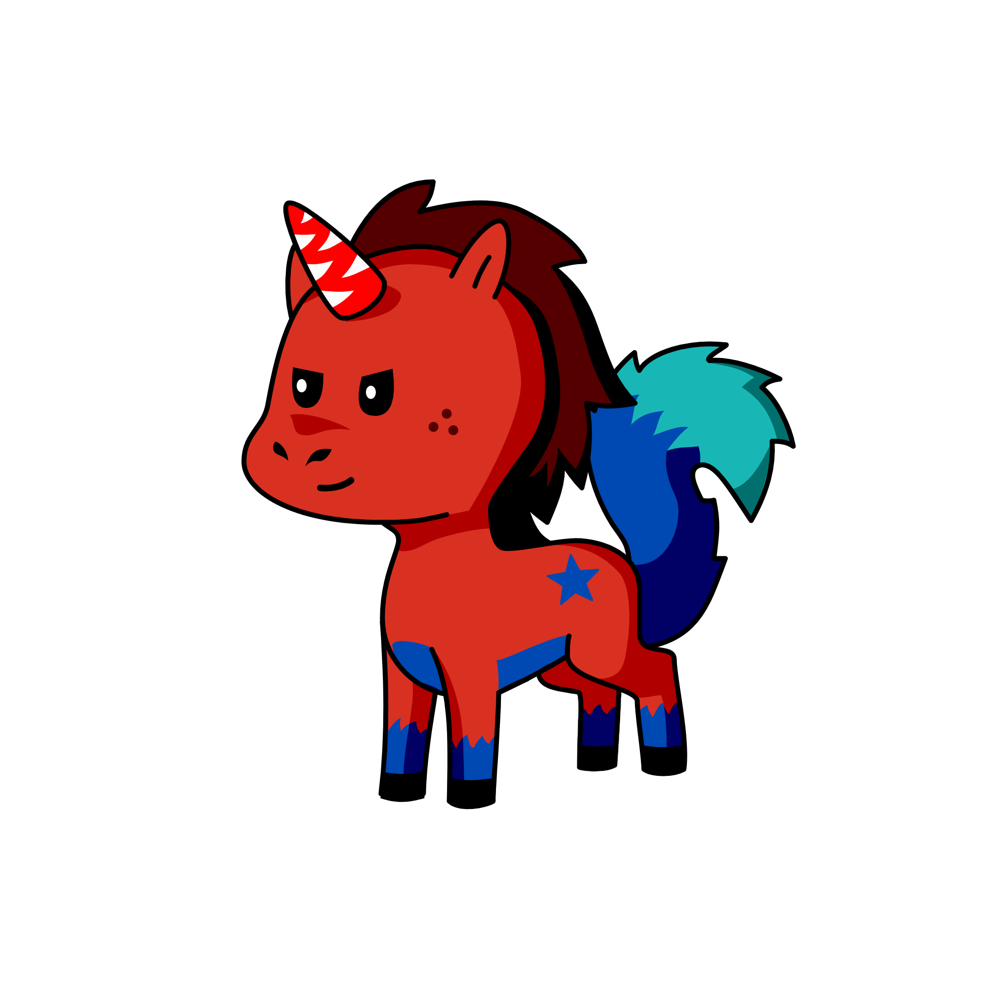 Super Mario, the unicorn