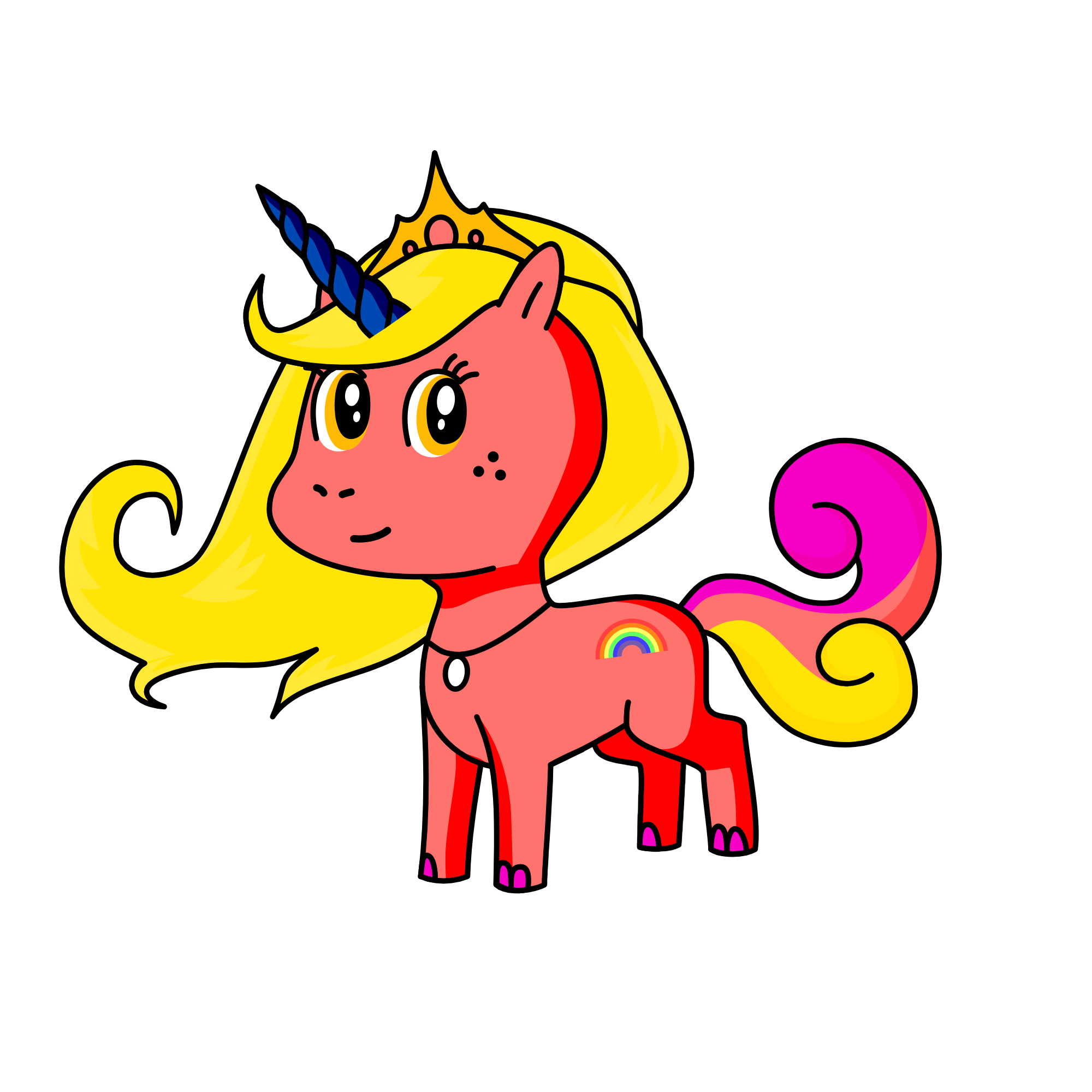 Princess Peach, the unicorn