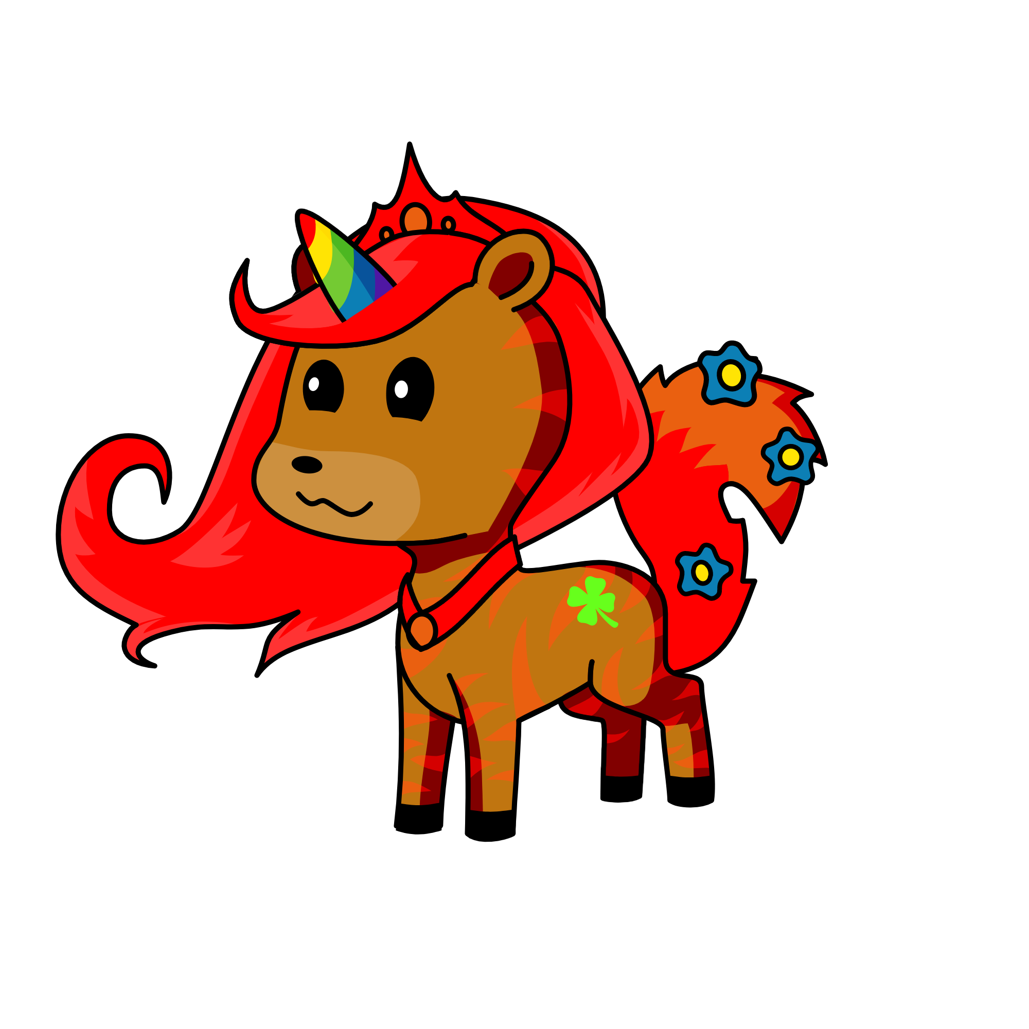 me irl as a unicorn, the unicorn