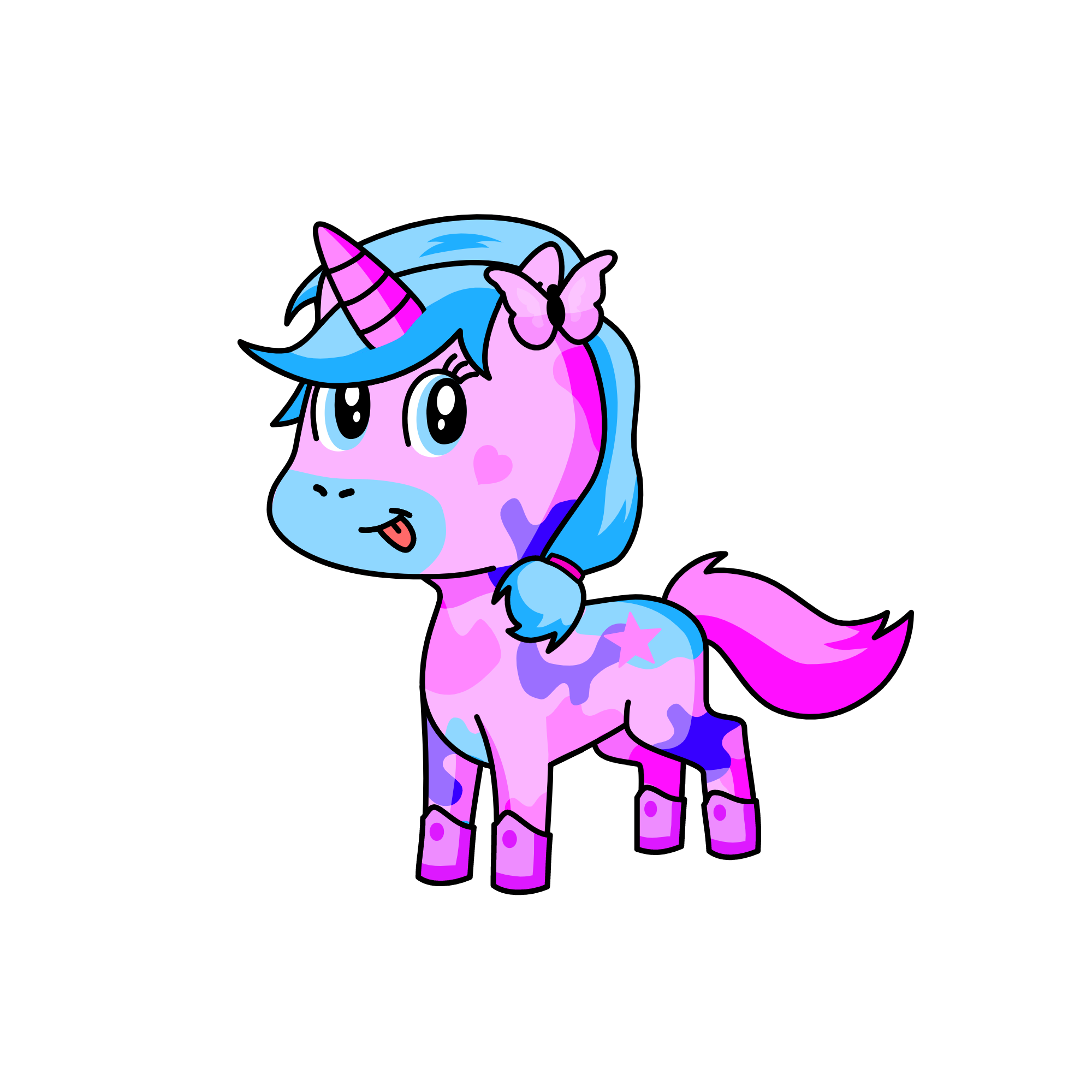 cotton candy, the unicorn