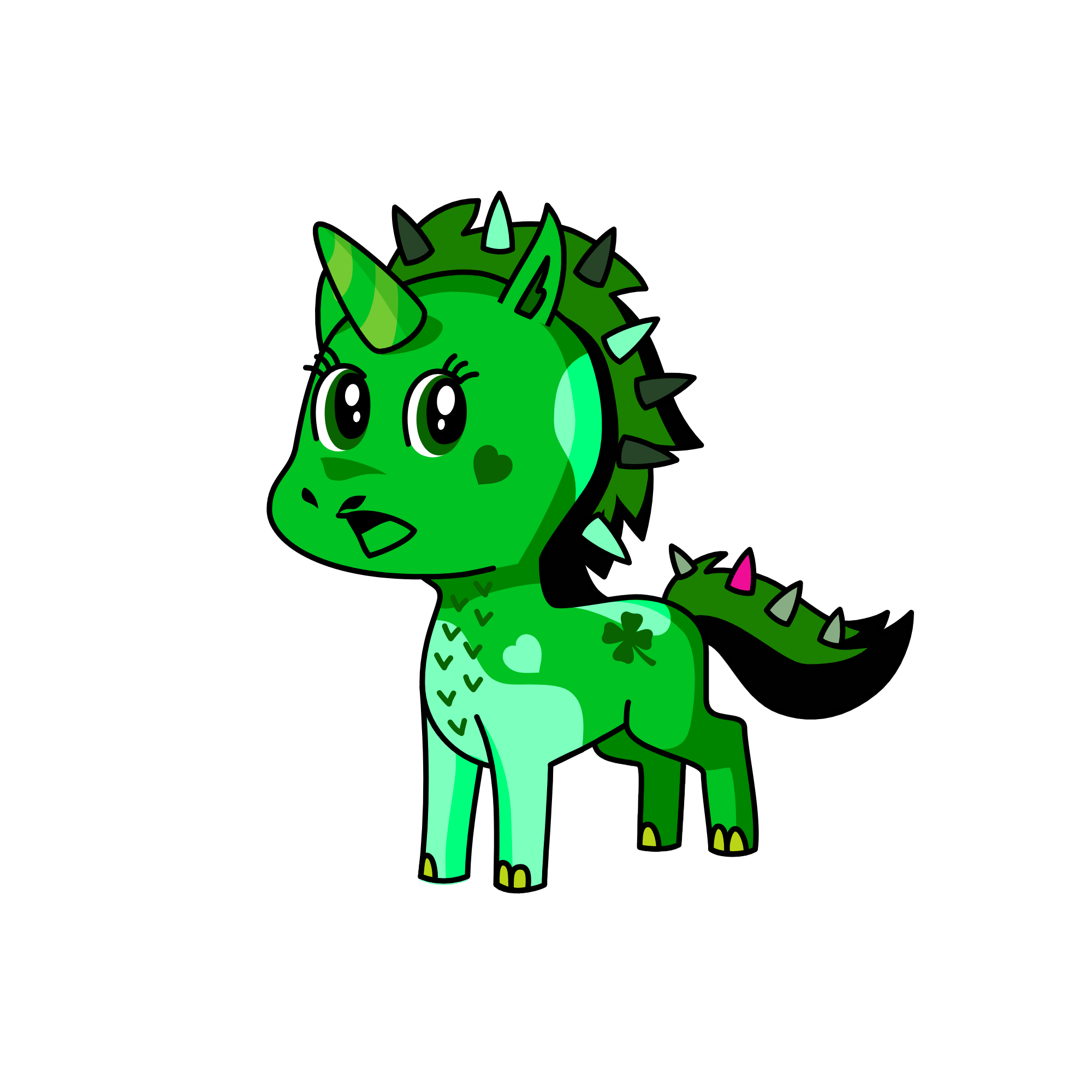 U so pretty today , the unicorn