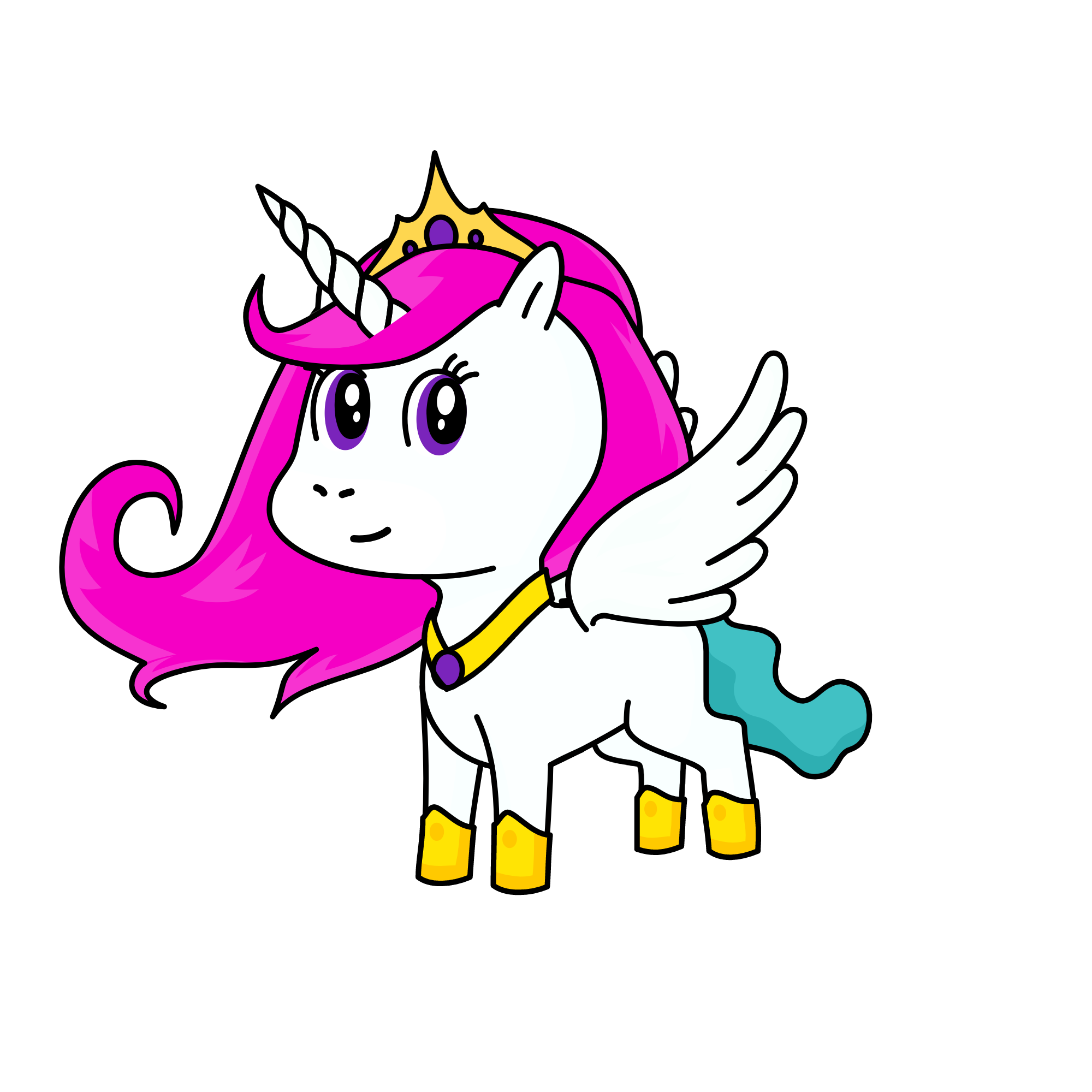 Princess Celestia, the unicorn