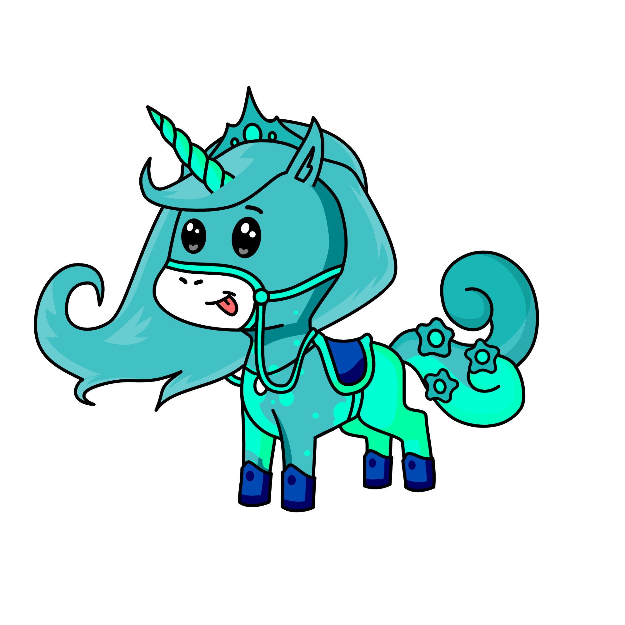 Sky, the unicorn