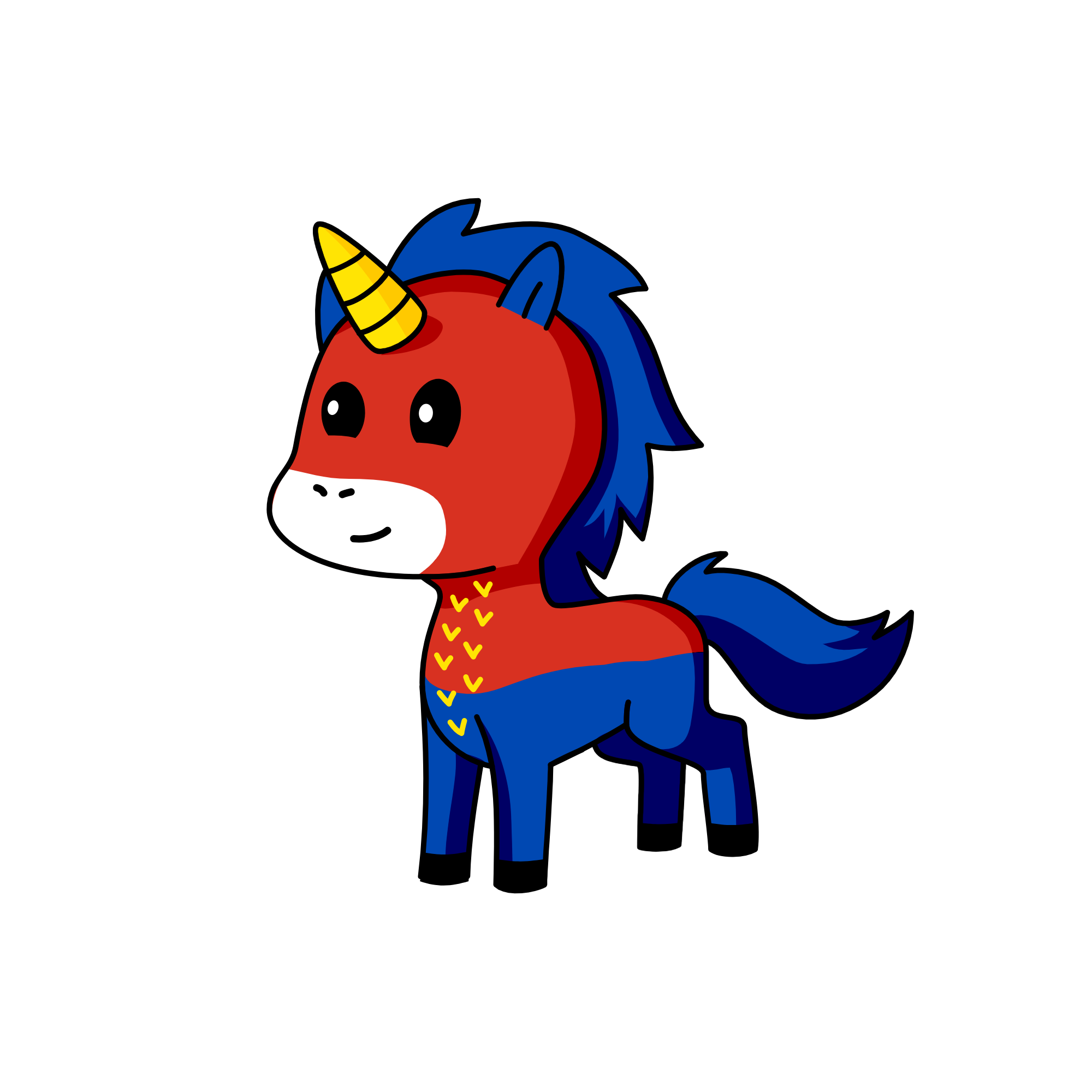 Mario, the unicorn