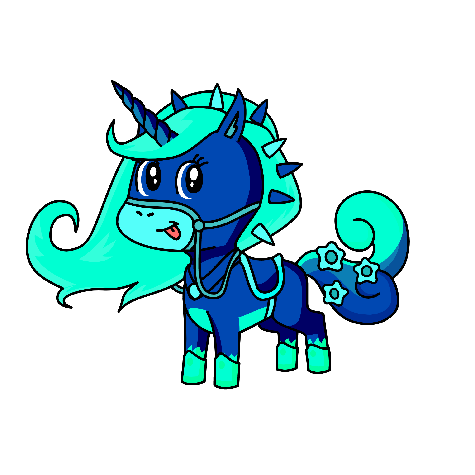 Aqua, the unicorn