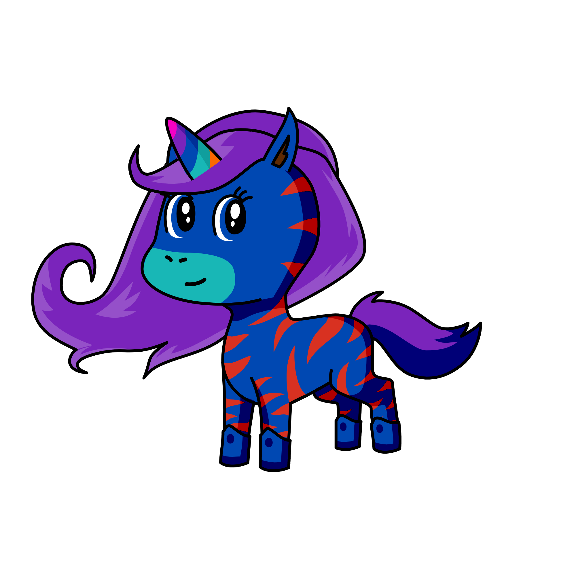 DUMPY I HATE KIDS, the unicorn