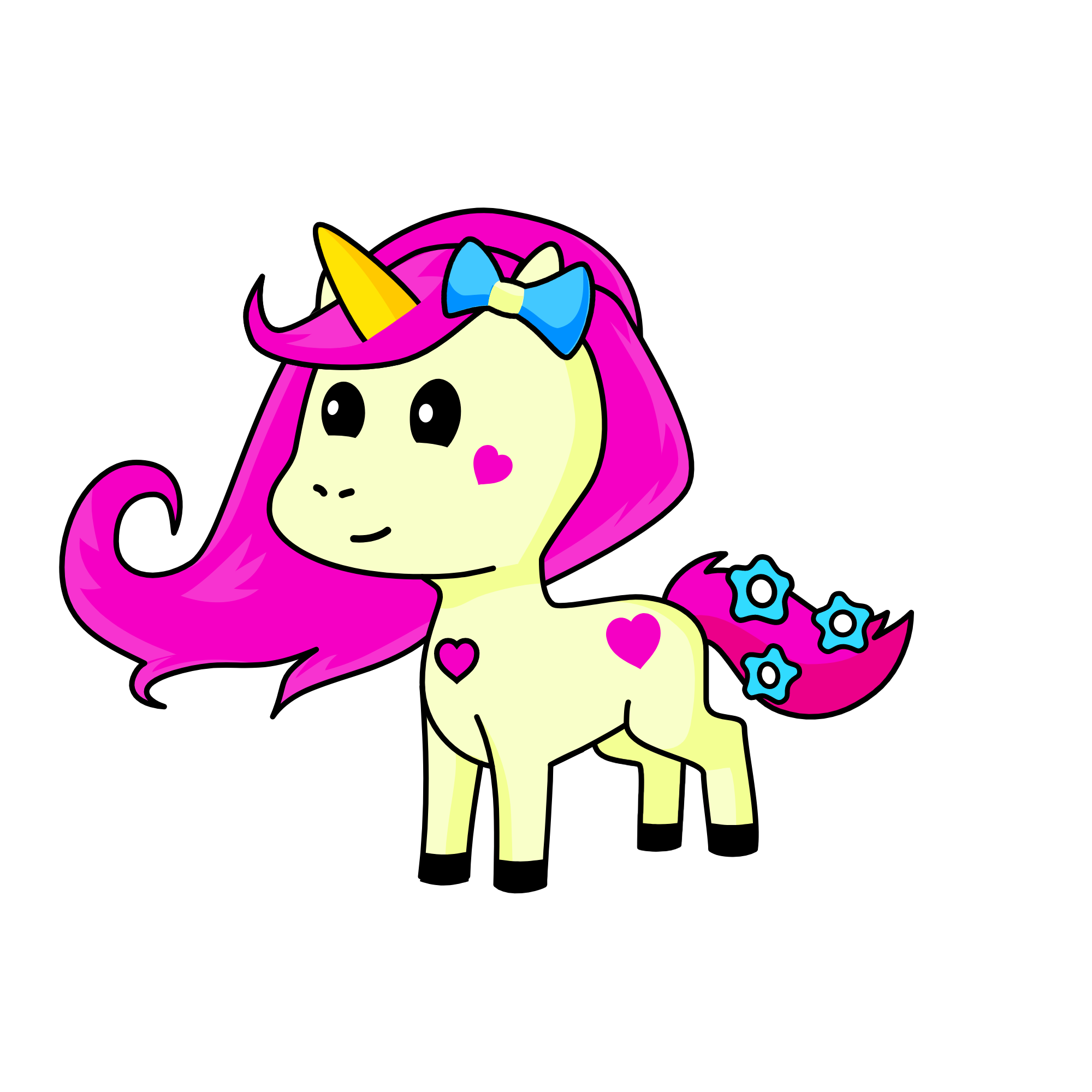 Fluttershy, the unicorn