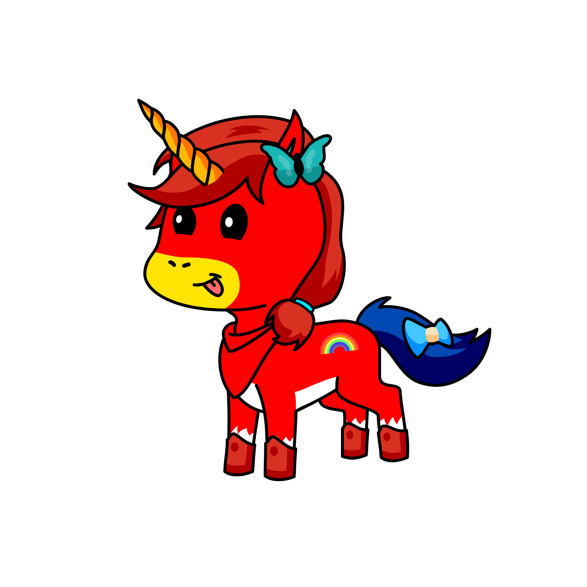 rainbow, the unicorn