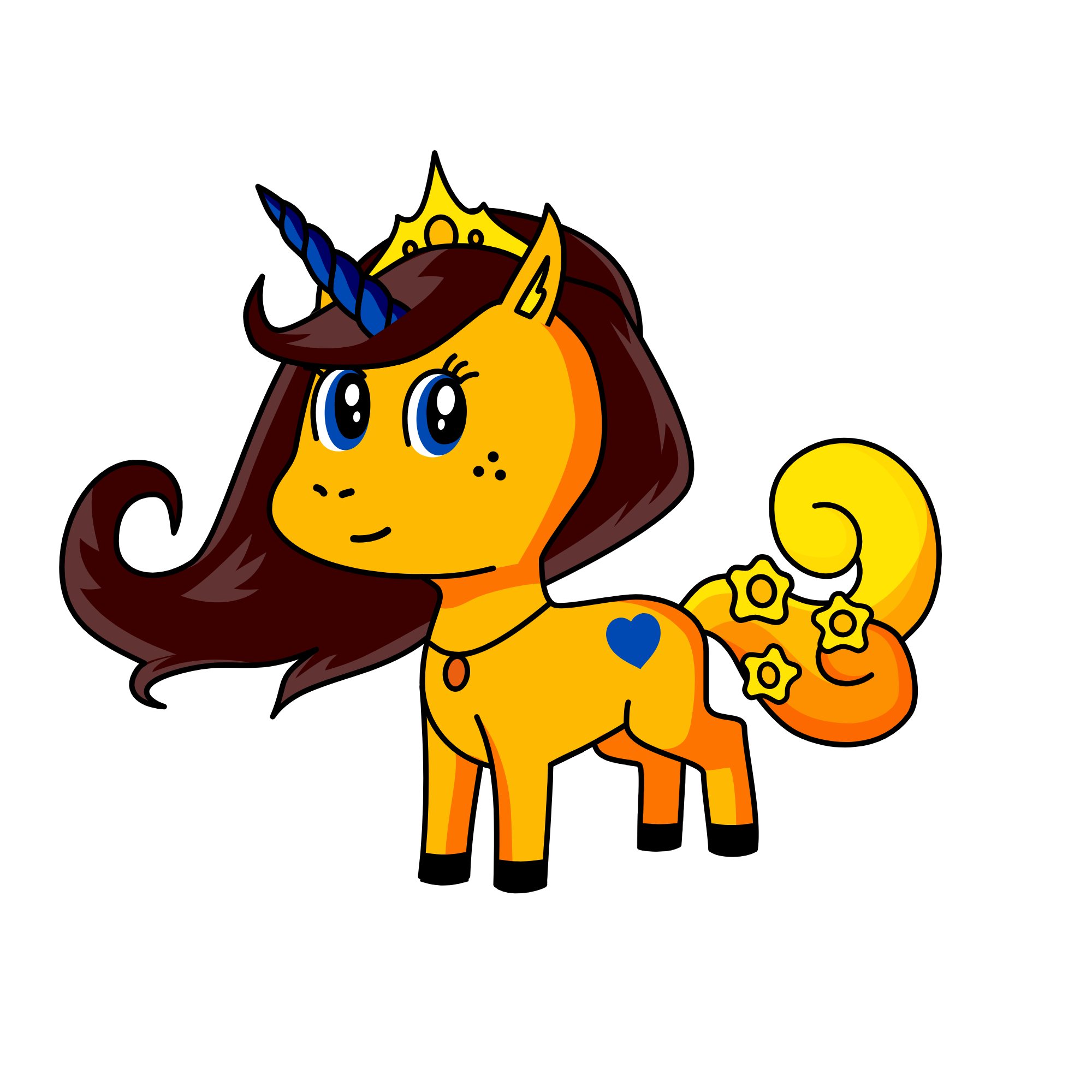 Princess Daisy, the unicorn
