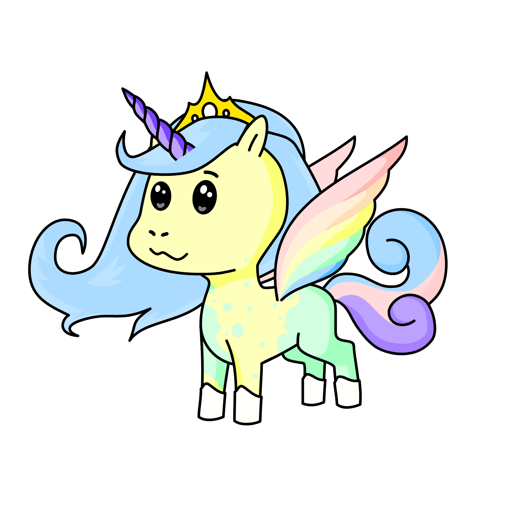 Princess Cotton Candy, the unicorn