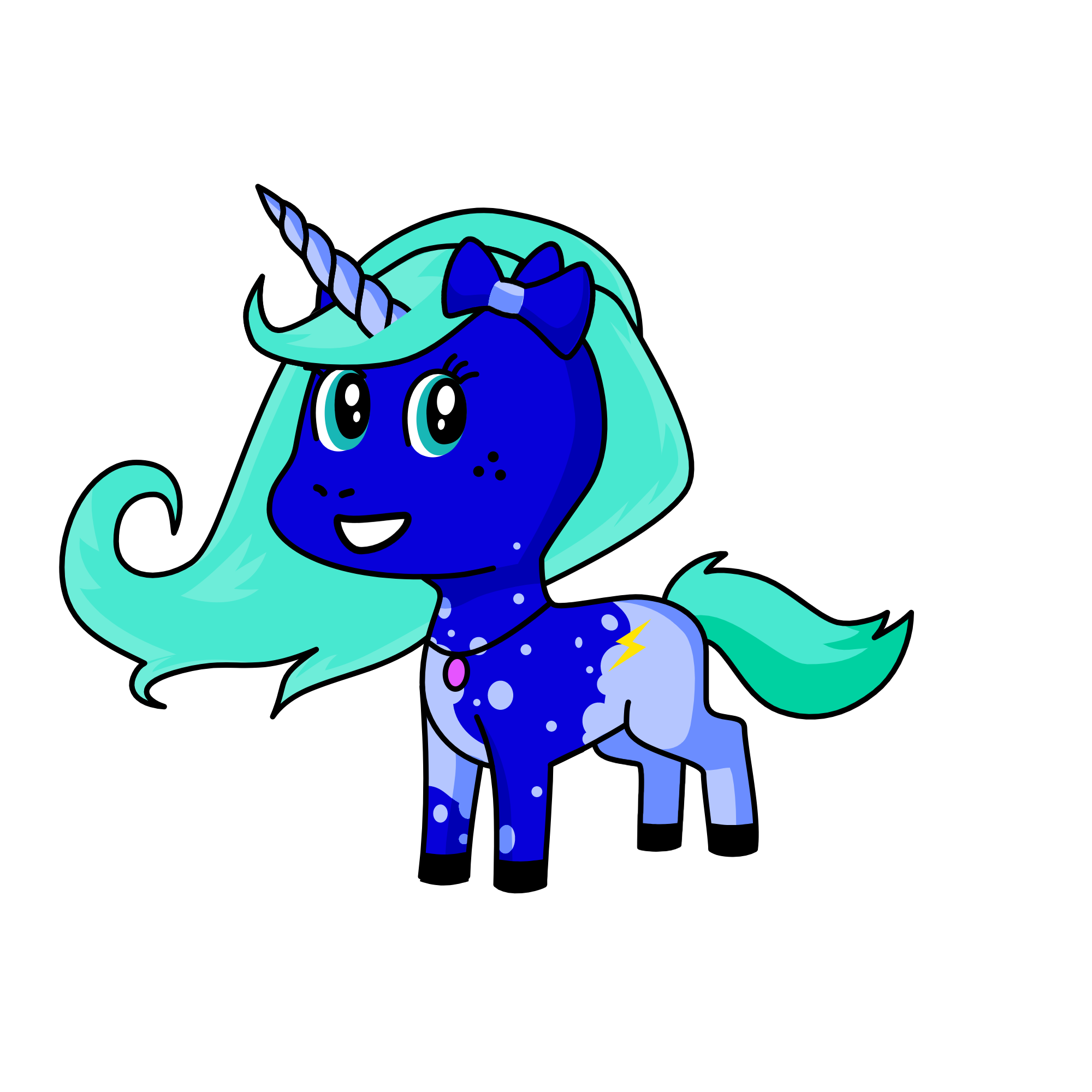 Midnight, the unicorn