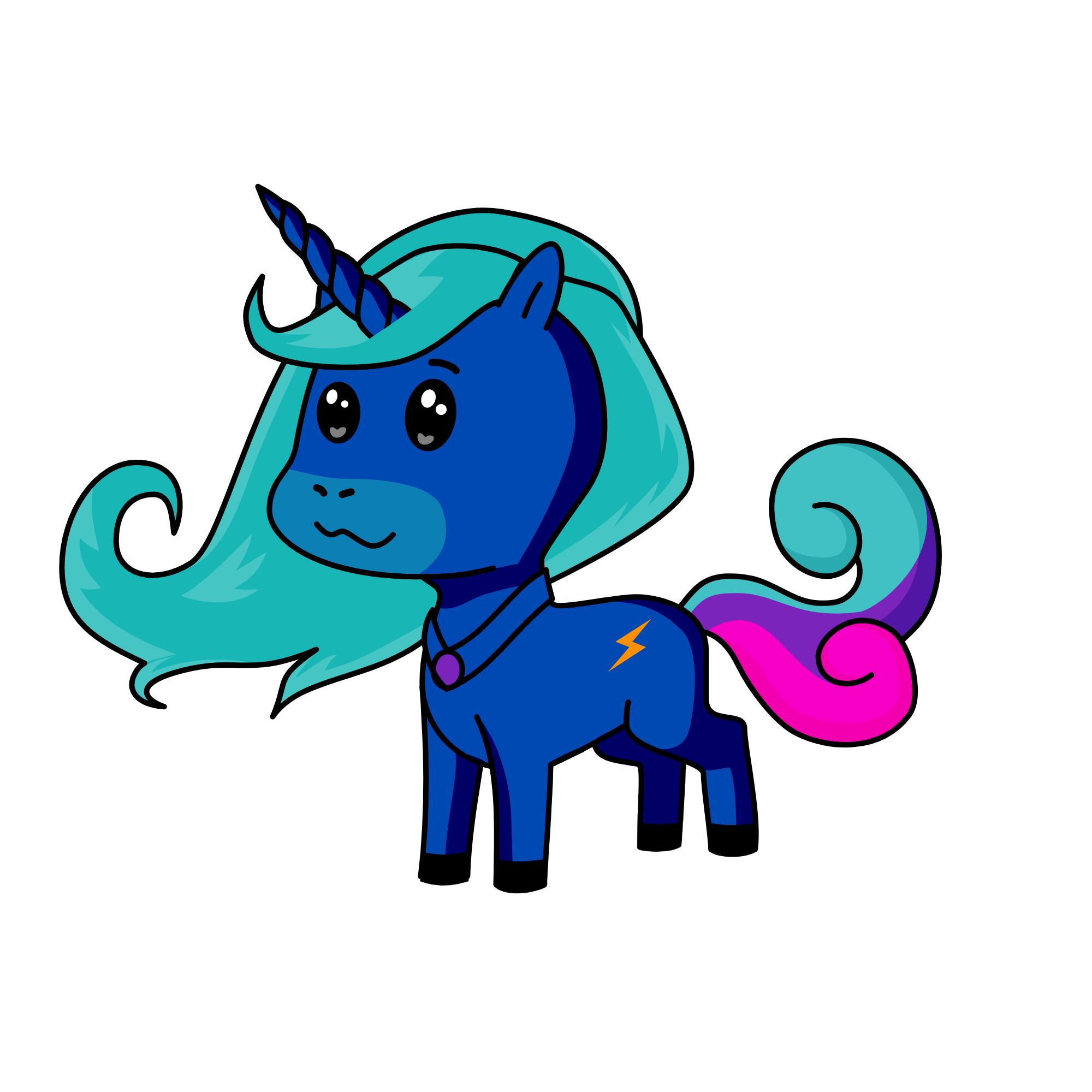 nuve gris, the unicorn