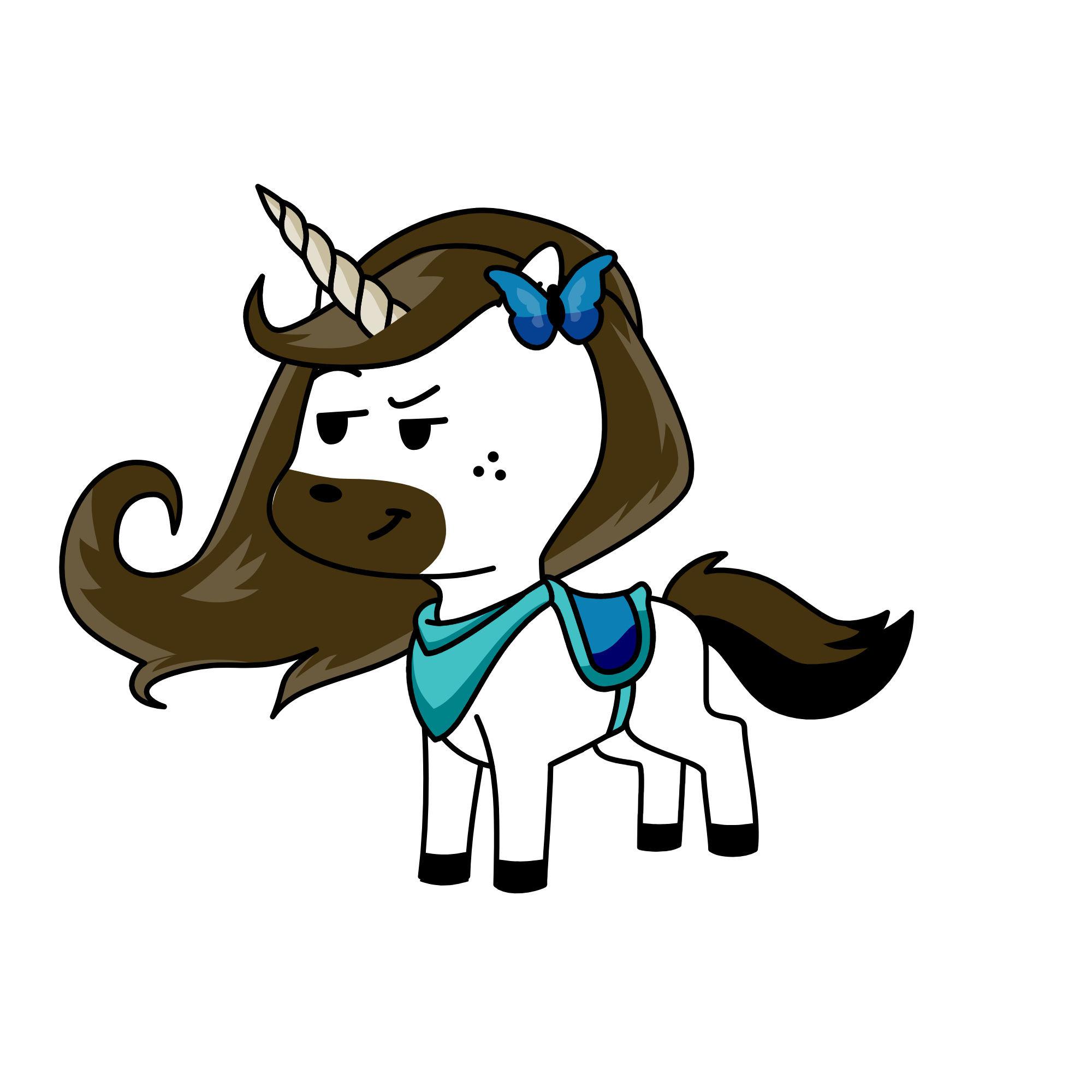 winter, the unicorn