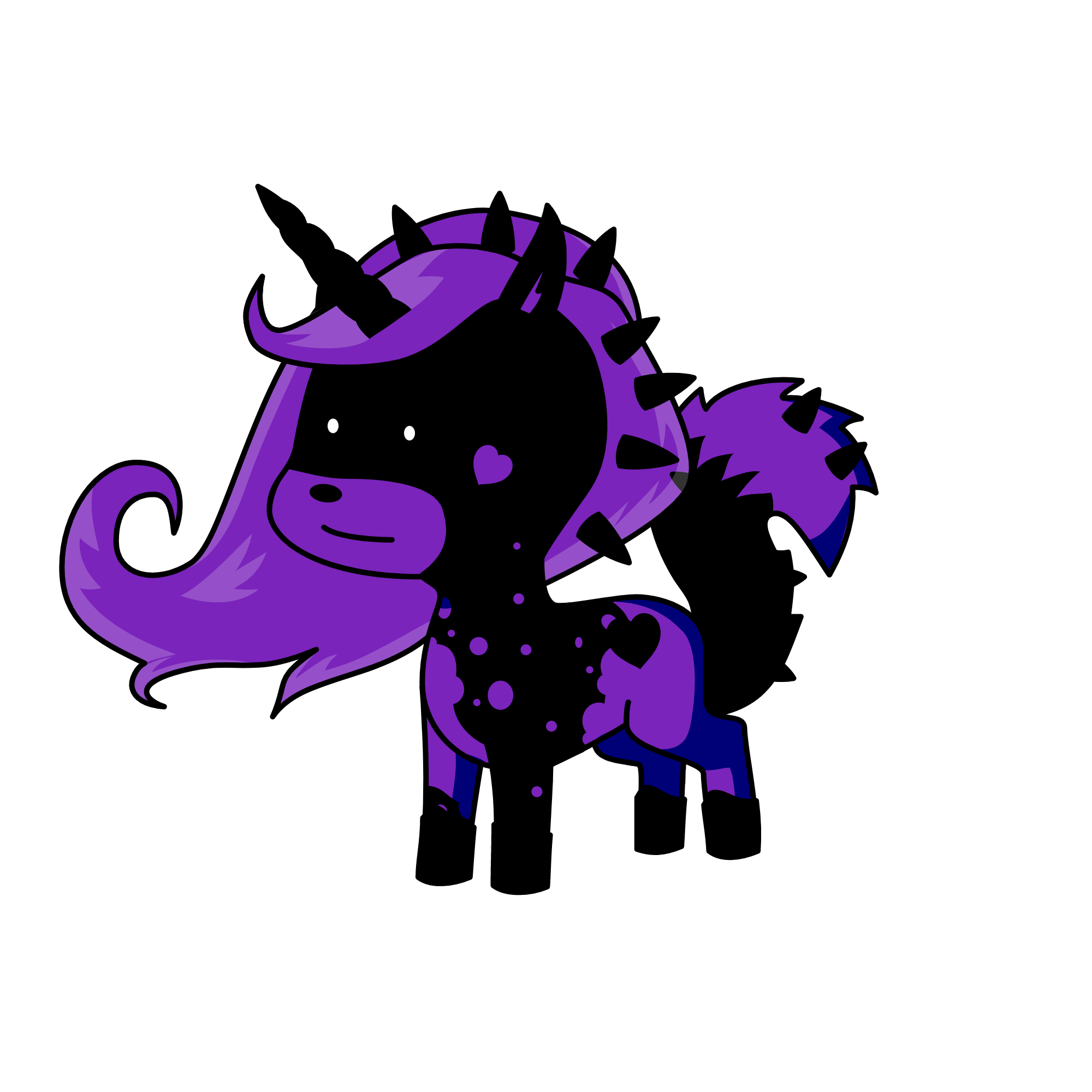 Midnight, the unicorn